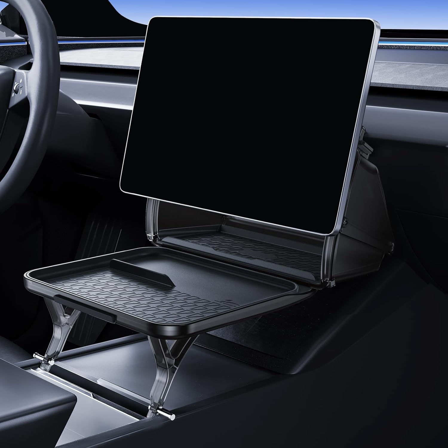 For Tesla Cybertruck Center Under Screen Storage Box 2024 2025+