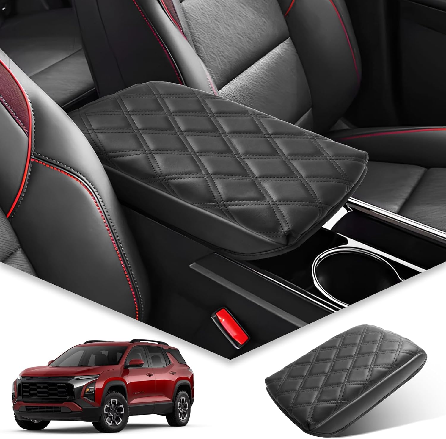 For Chevy Equinox(LT/RS/ACTIV) Center Console Armrest Cover 2025