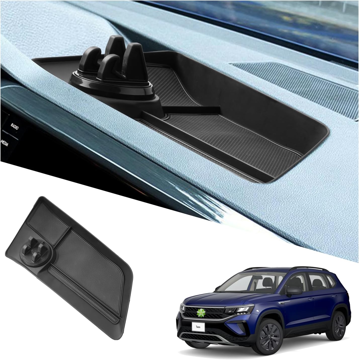 For VW Taos (S/SE/SEL) Behind Screen Organizer 2021+