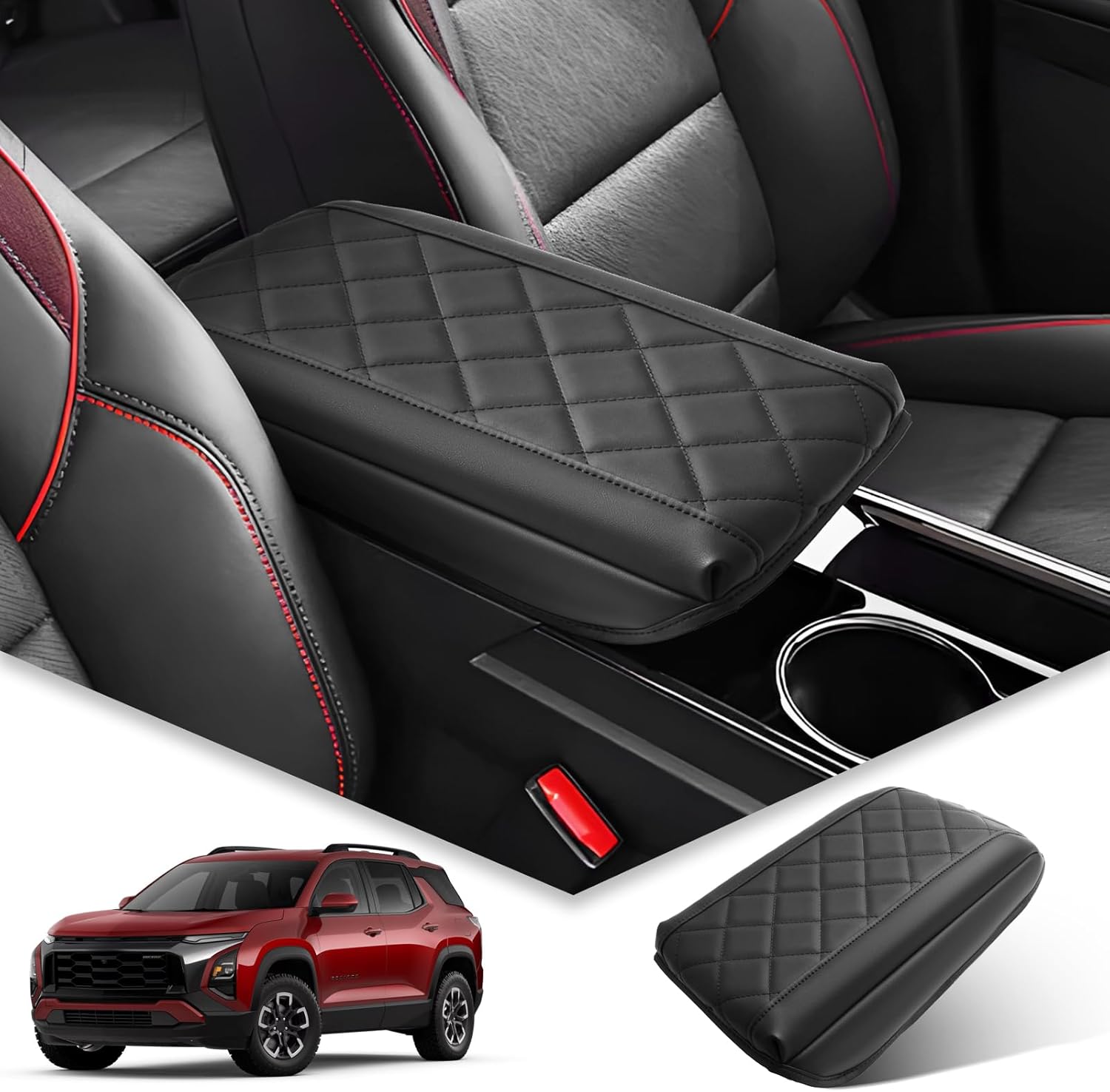 For Chevy Equinox(LT/RS/ACTIV) Center Console Armrest Cover 2025