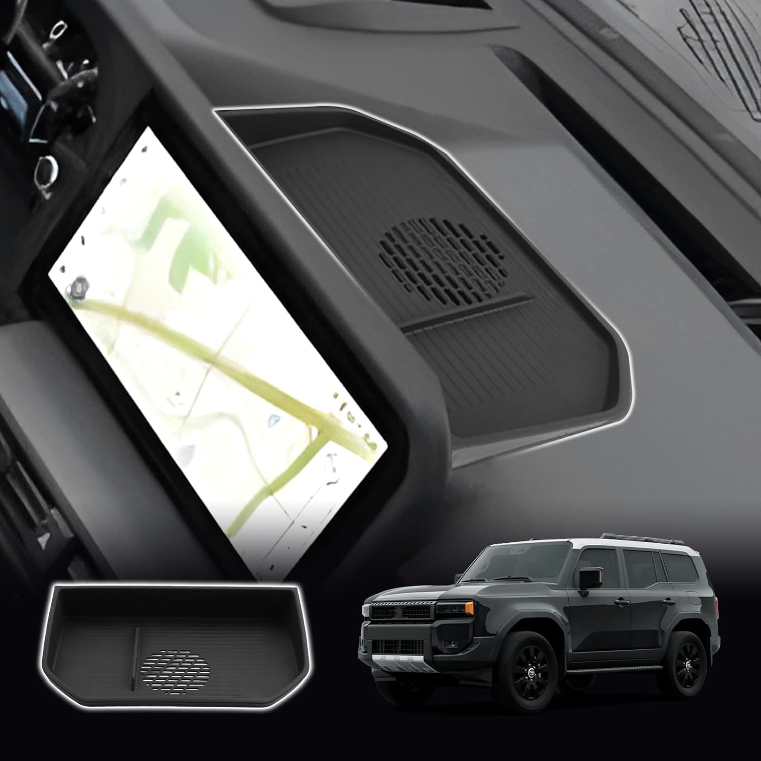 For Toyota Land Cruiser Screen Back Organizer 2024 2025 2026