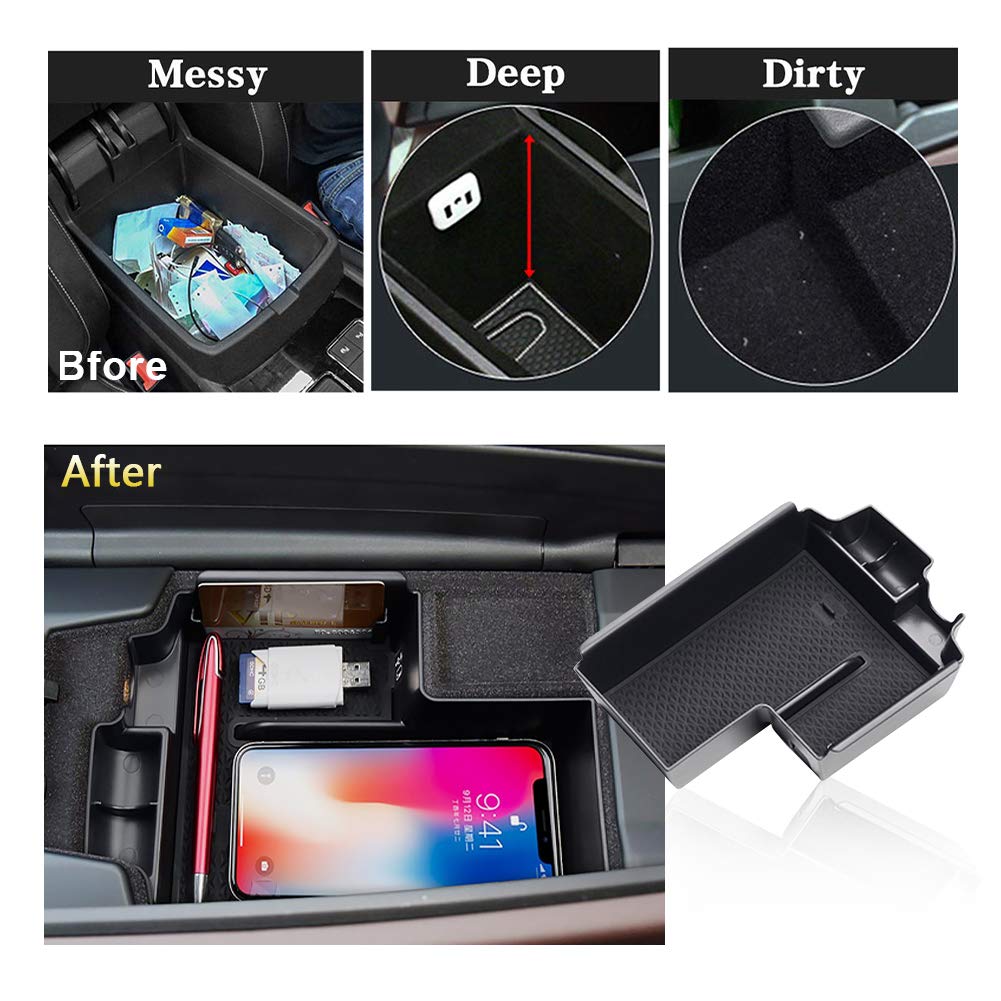 BMW 5 Series G30 G31 Center Armrest Storage Tray 2017+ - LFOTPP Car Accessories