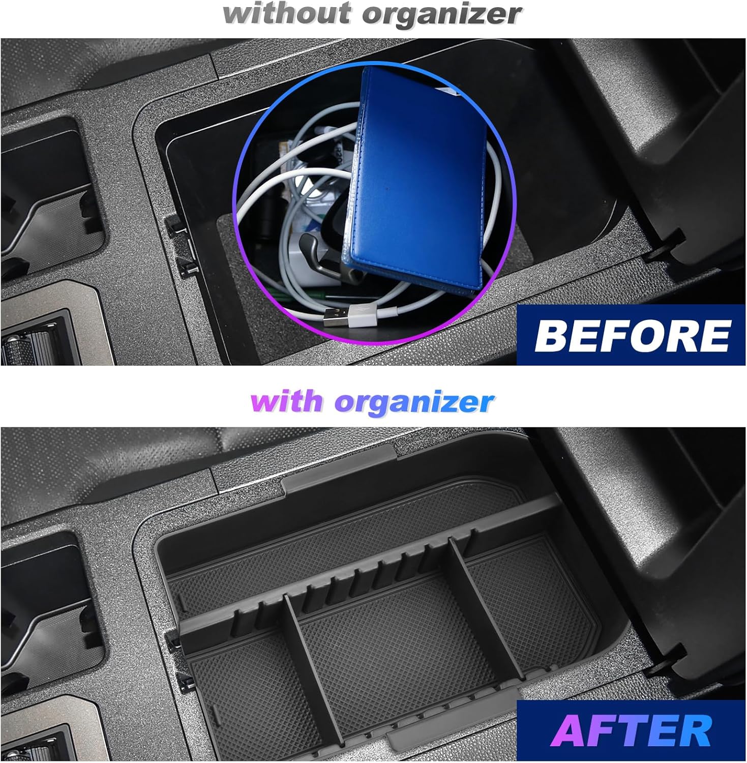 For Toyota Land Cruiser LC250 Prado J250 Center Armrest Organizer 2024 2025 2026