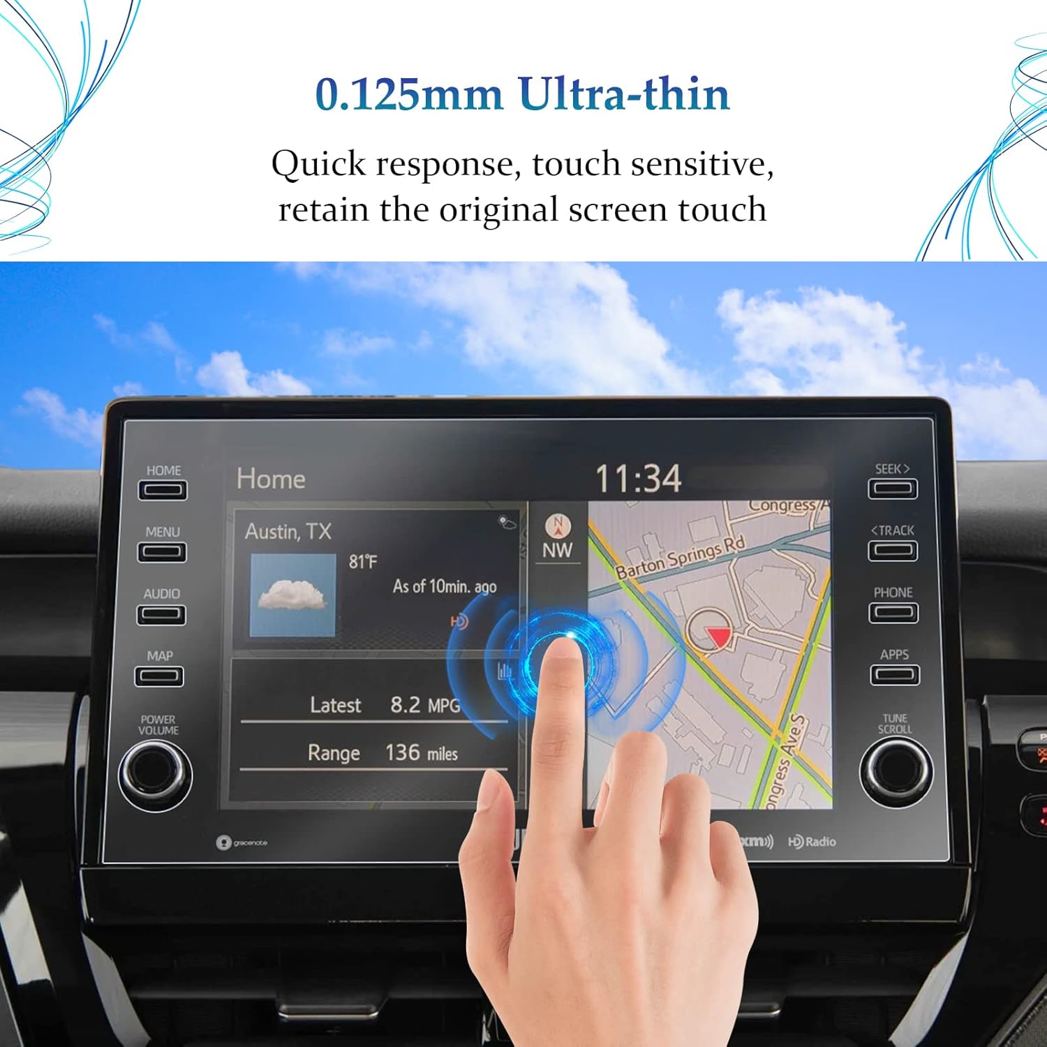 For Toyota Camry Screen Protector 2021+