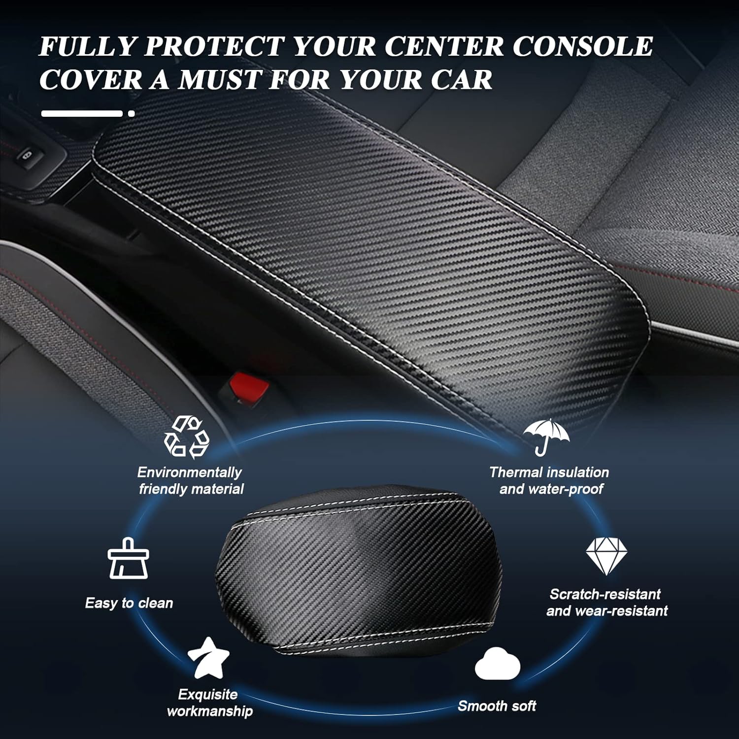 For Chevy Trailblazer Center Console Armrest Cover 2021-2025+