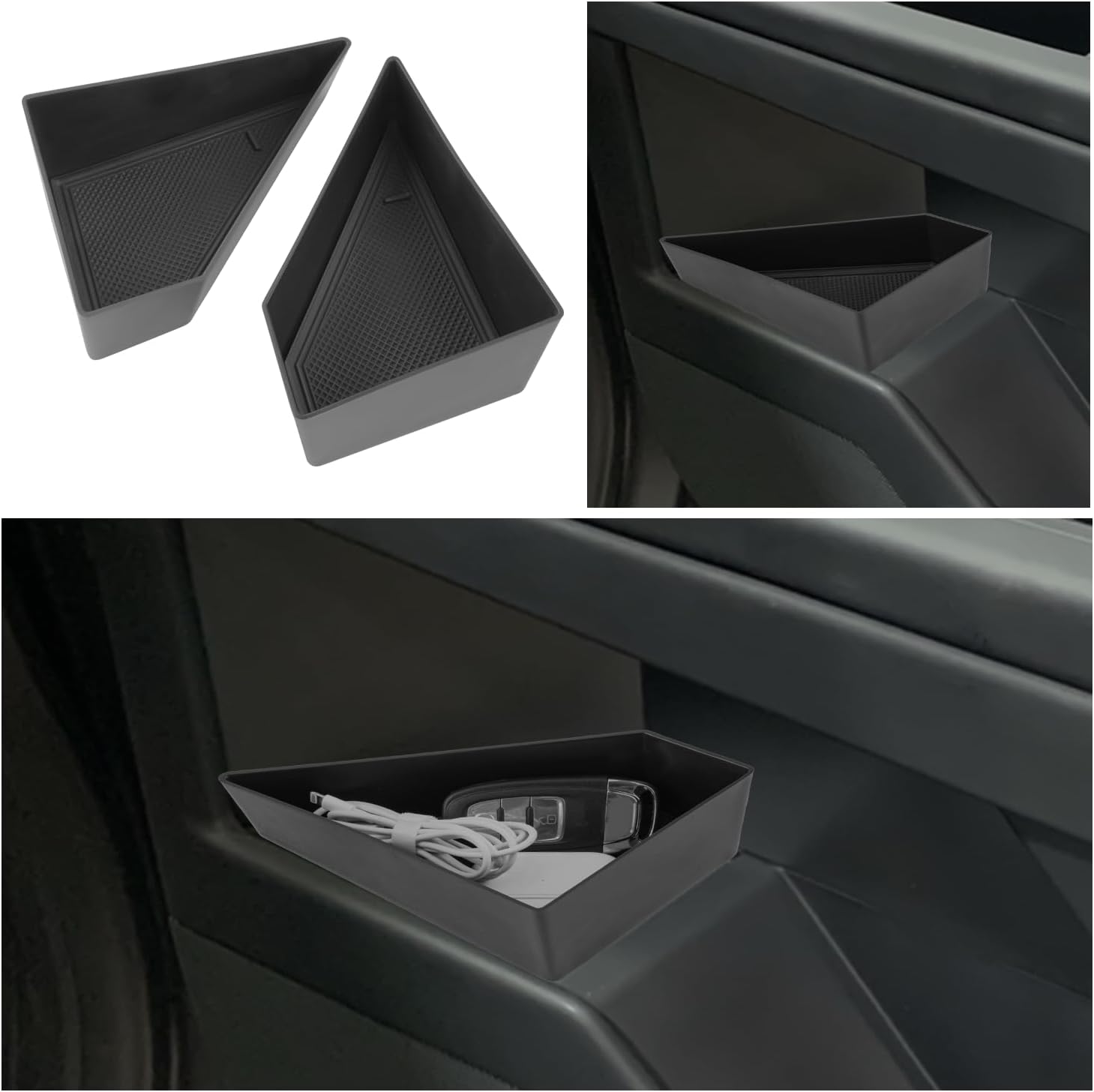 For Tesla Cybertruck Door Side Storage Tray 2024 2025+