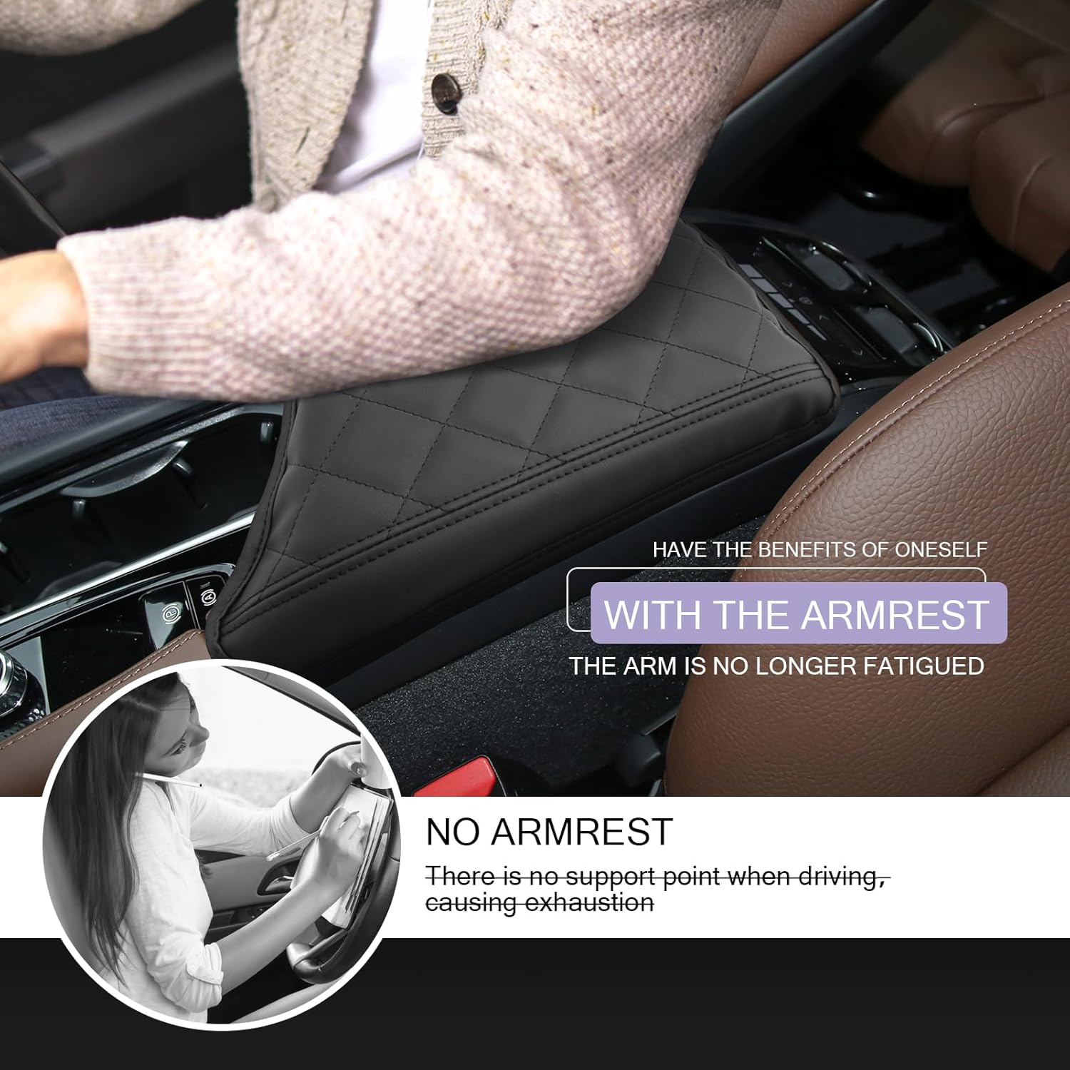 For Volvo XC90 Center Console Armrest Cover 2016-2024 2025