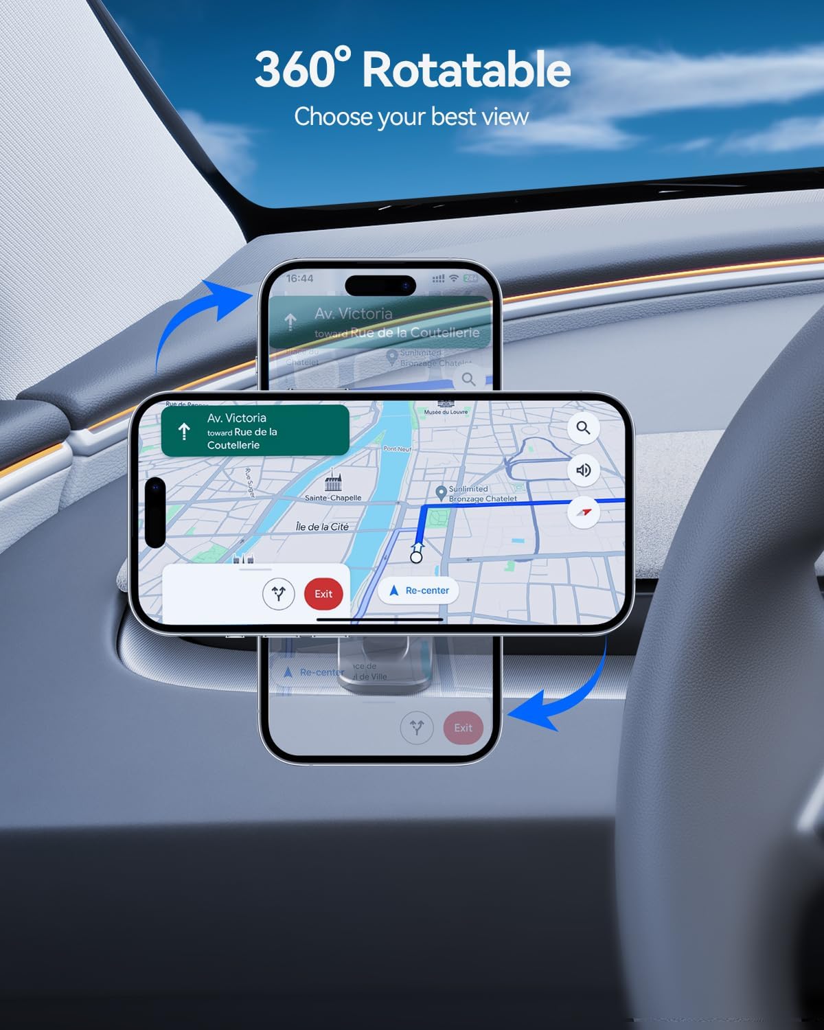 For Tesla Model 3 Highland Magnetic Cell Phone Holder 2024 2025 (Not for Model 3 Performance)