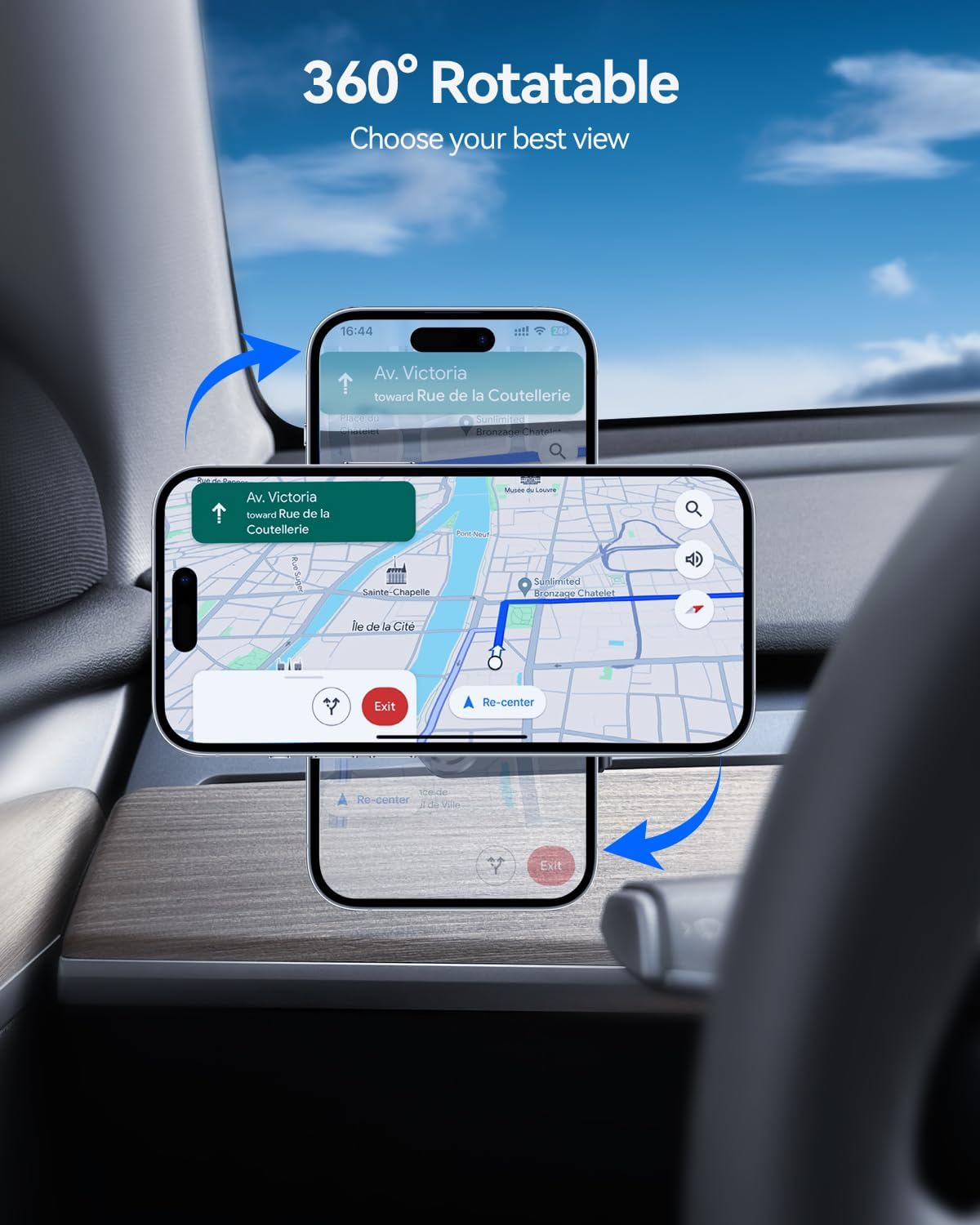 For Tesla Model 3/Y MagSafe Cell Phone Holder 2017-2024