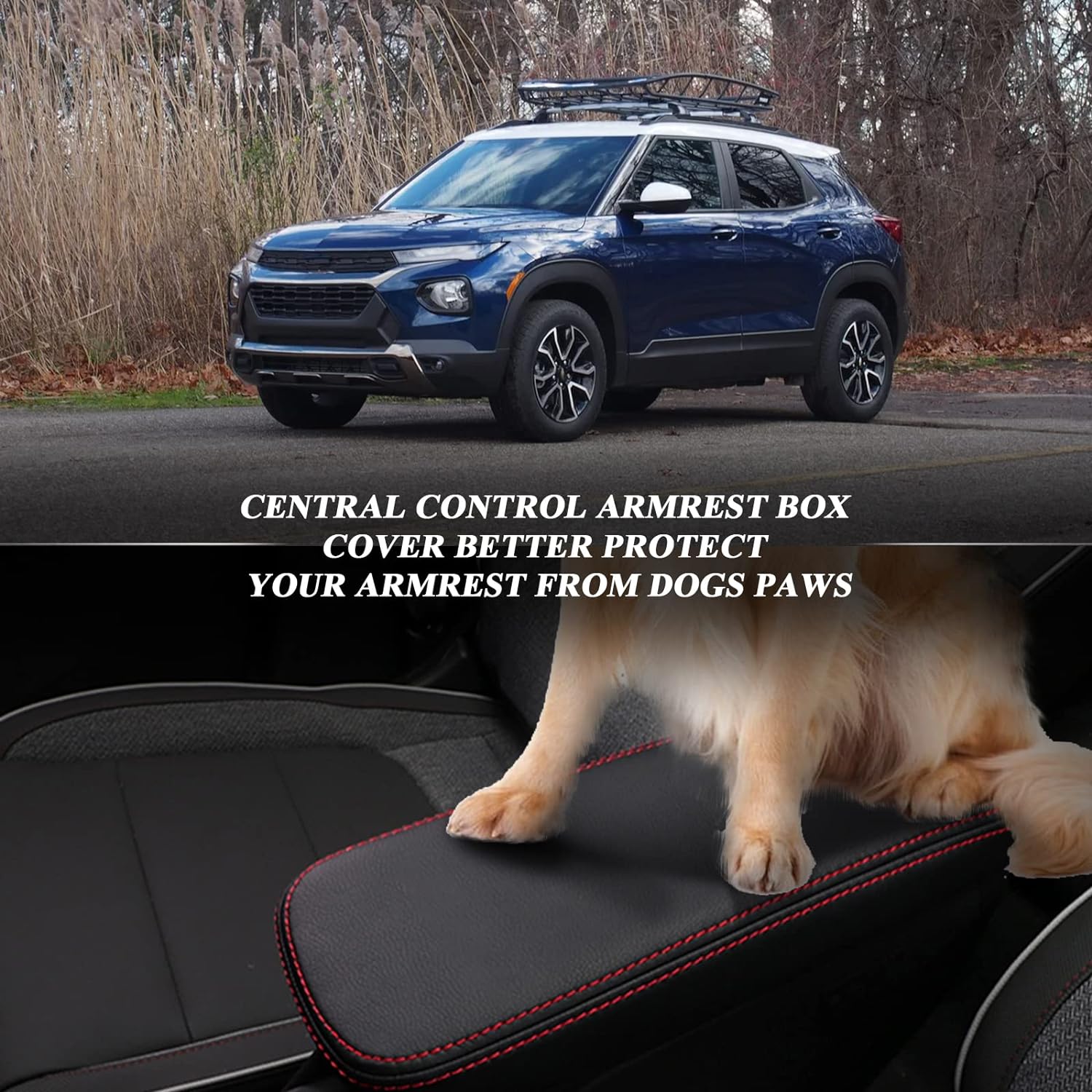 For Chevy Trailblazer Center Console Armrest Cover 2021-2025+