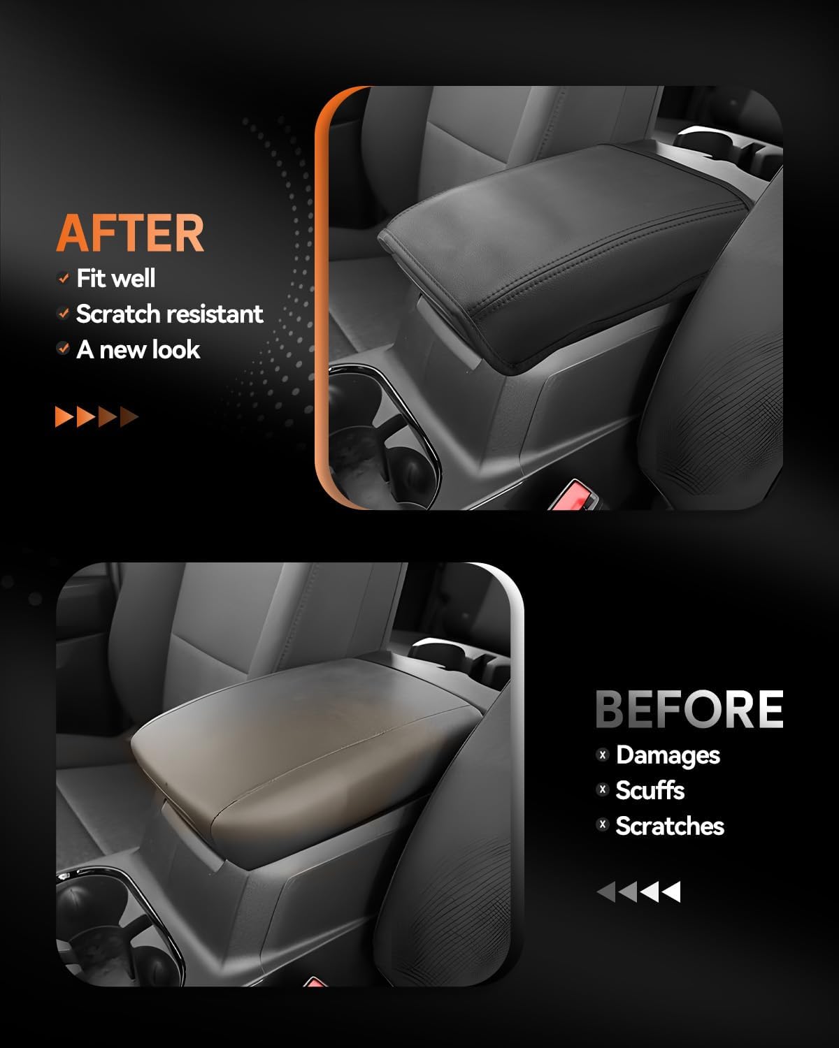 For Chevy Colorado Center Console Armrest Cover 2023-2025+
