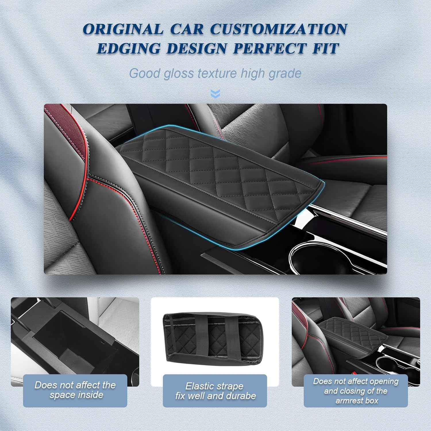 For Chevy Equinox(LT/RS/ACTIV) Center Console Armrest Cover 2025