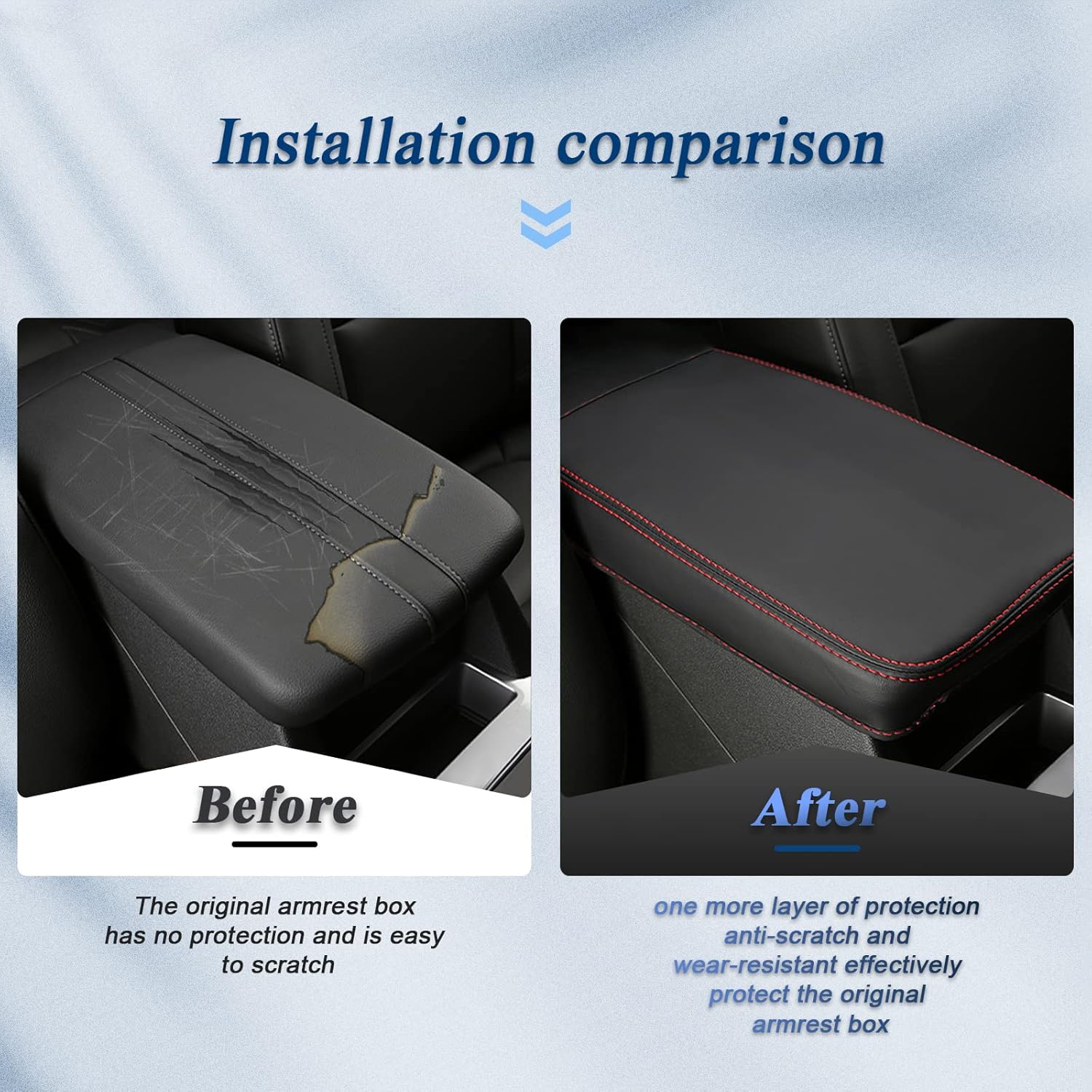 For Chevy Blazer Center Console Armrest Cover 2019-2025+