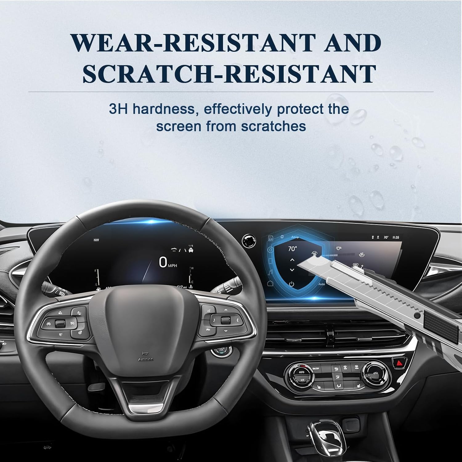 For Buick Envista Preferred/Sport Touring/Avenir 11" Navigation & 8"Dashboard Display Screen Protector 2024 2025