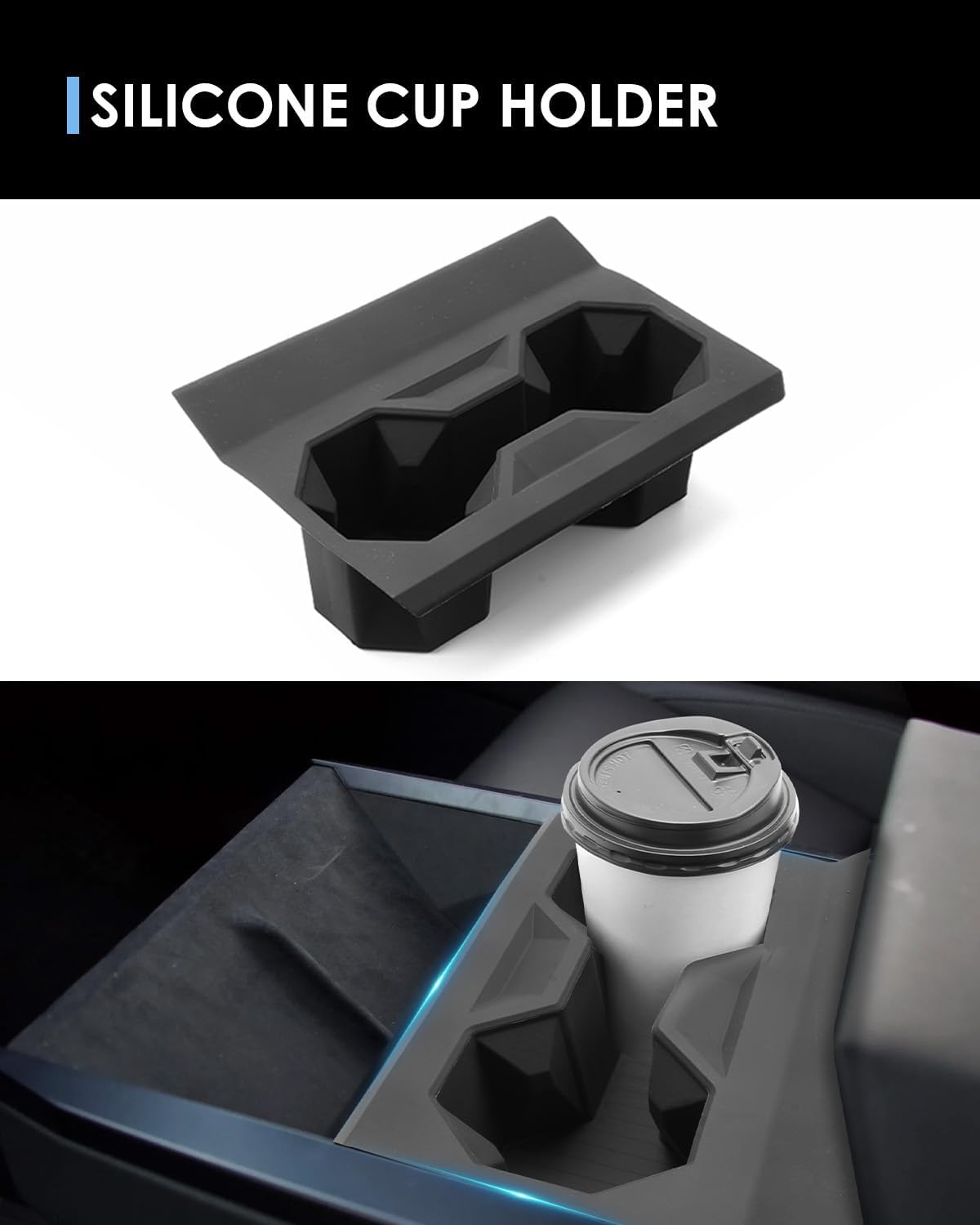 For Tesla Cybertruck Center Console Organizer 2024 2025+