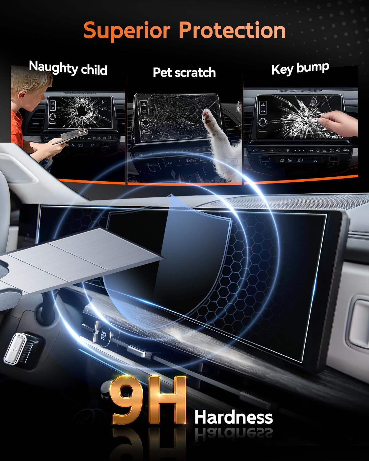 For Hyundai Sonata 12.3 Inch Integrated Screen Protector 2024 2025