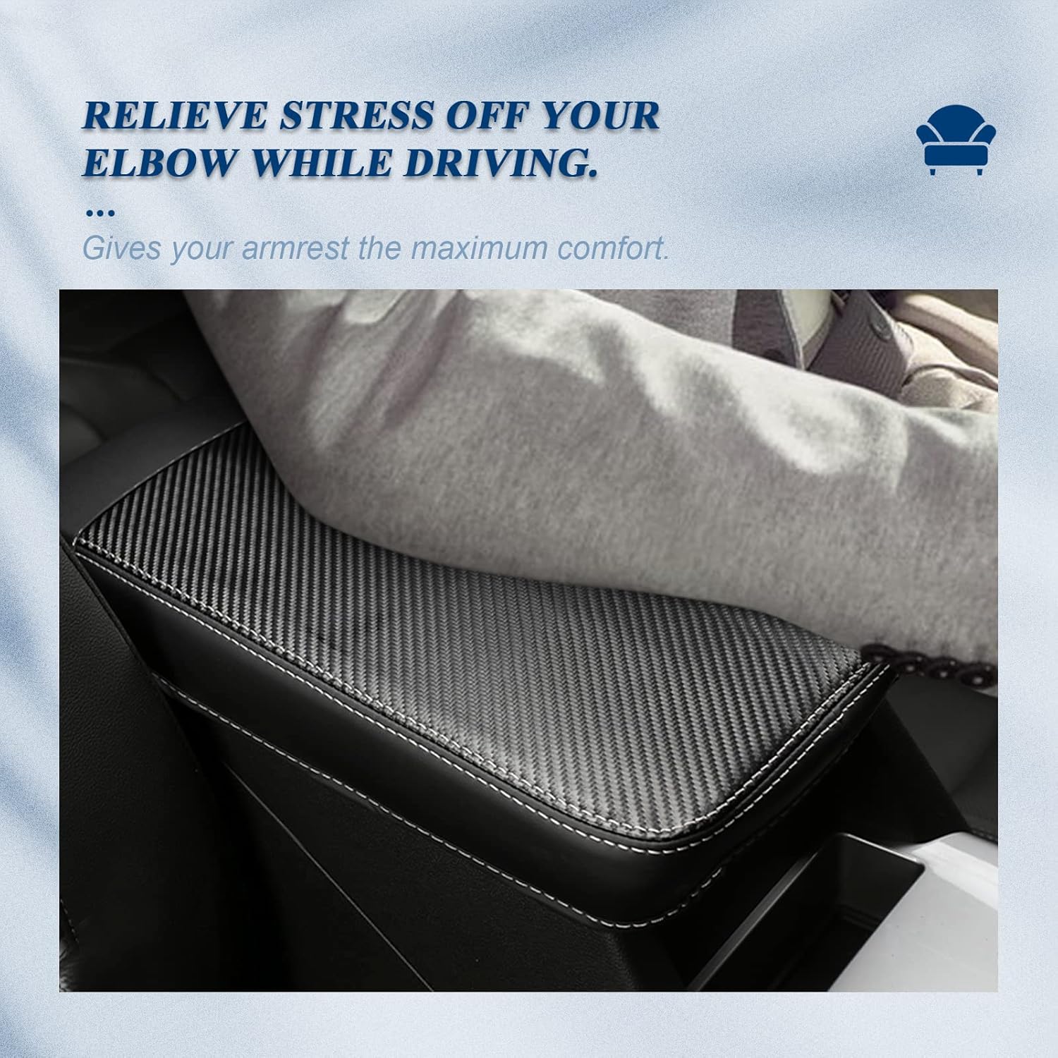 For Chevy Blazer Center Console Armrest Cover 2019-2025+