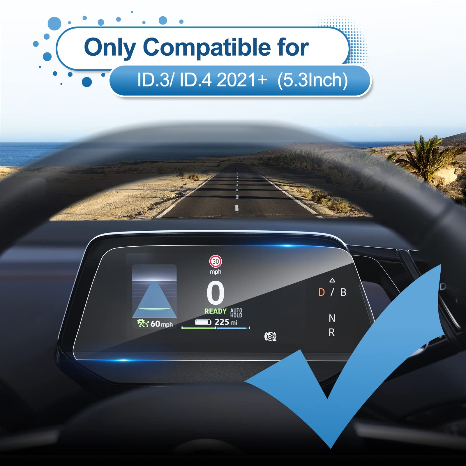 VW ID.3 ID.4 Screen Protector 2021+ - LFOTPP Car Accessories