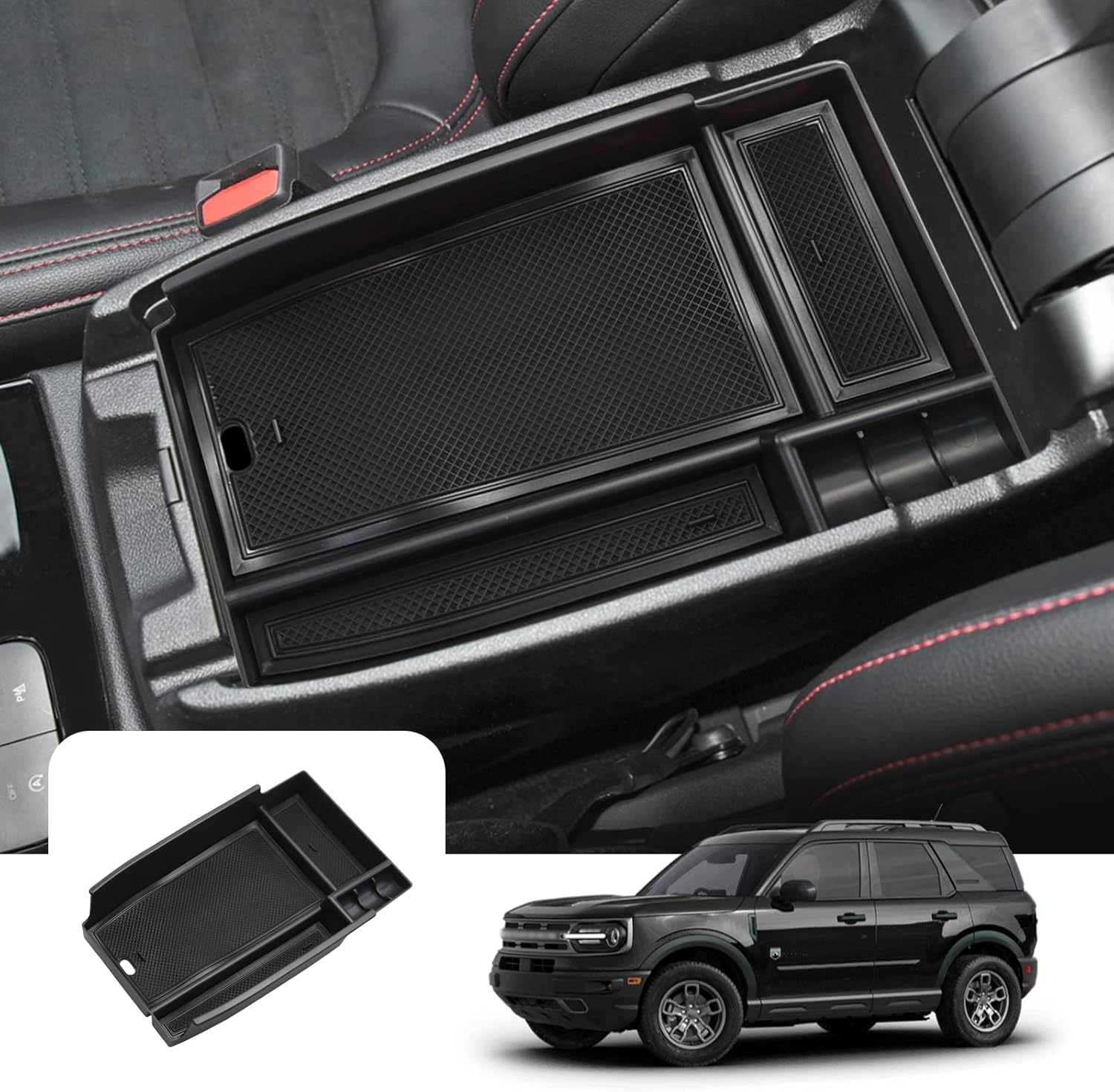 Ablagefach für die Mittelarmlehne des Ford Bronco Sport CX430 ab 2021