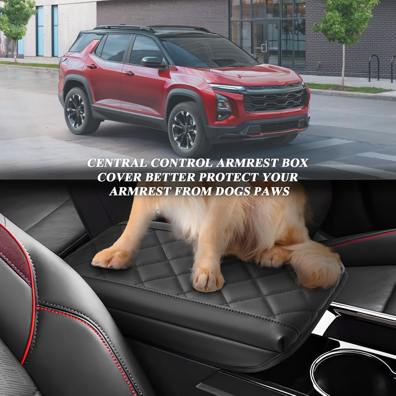 For Chevy Equinox(LT/RS/ACTIV) Center Console Armrest Cover 2025