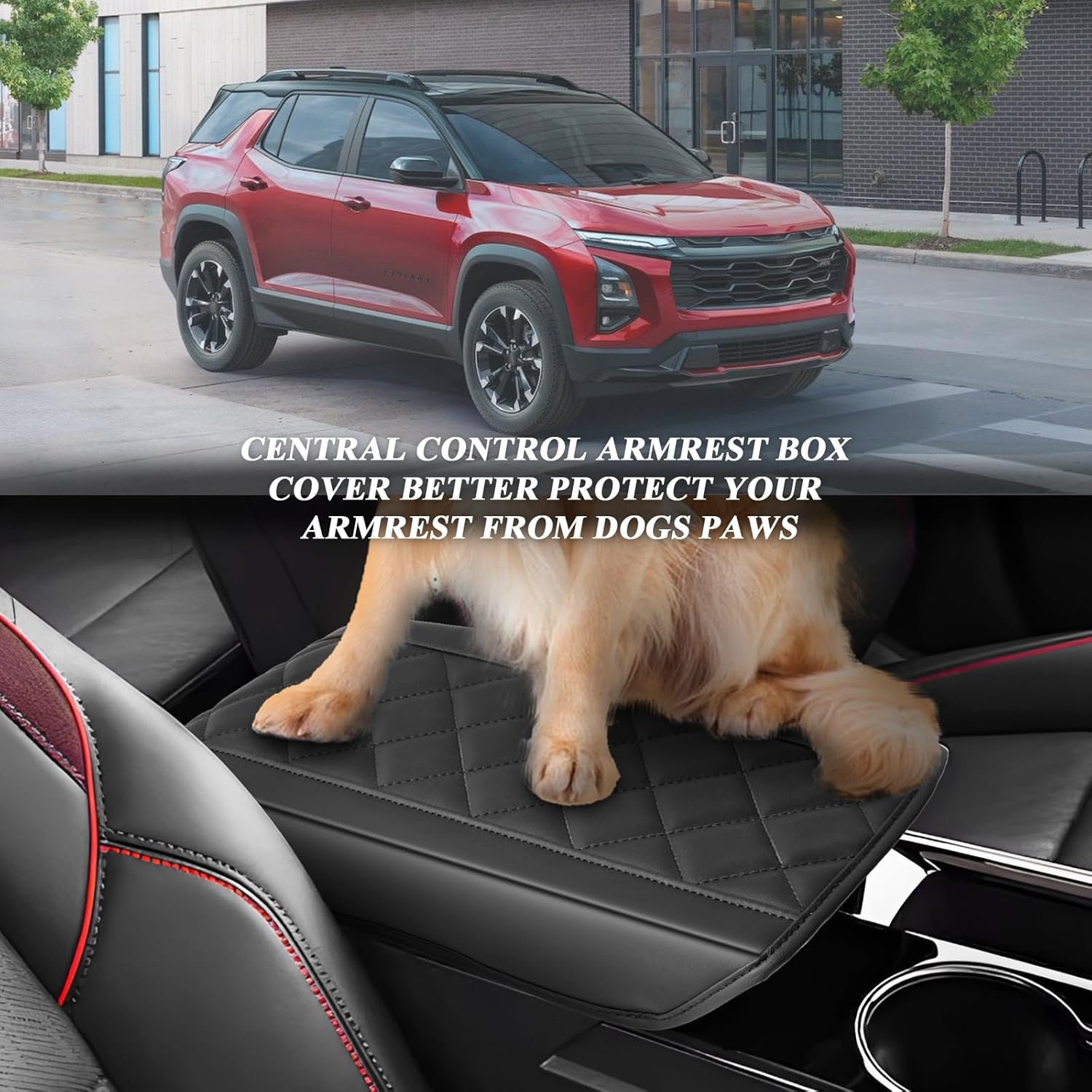 For Chevy Equinox(LT/RS/ACTIV) Center Console Armrest Cover 2025