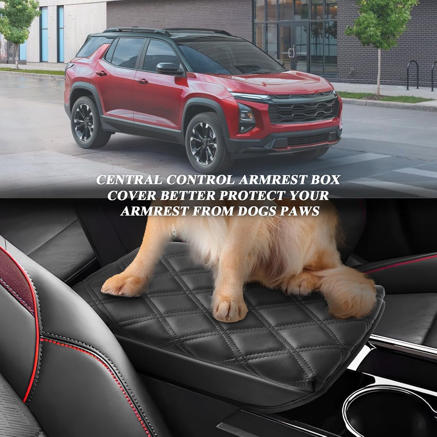 For Chevy Equinox(LT/RS/ACTIV) Center Console Armrest Cover 2025