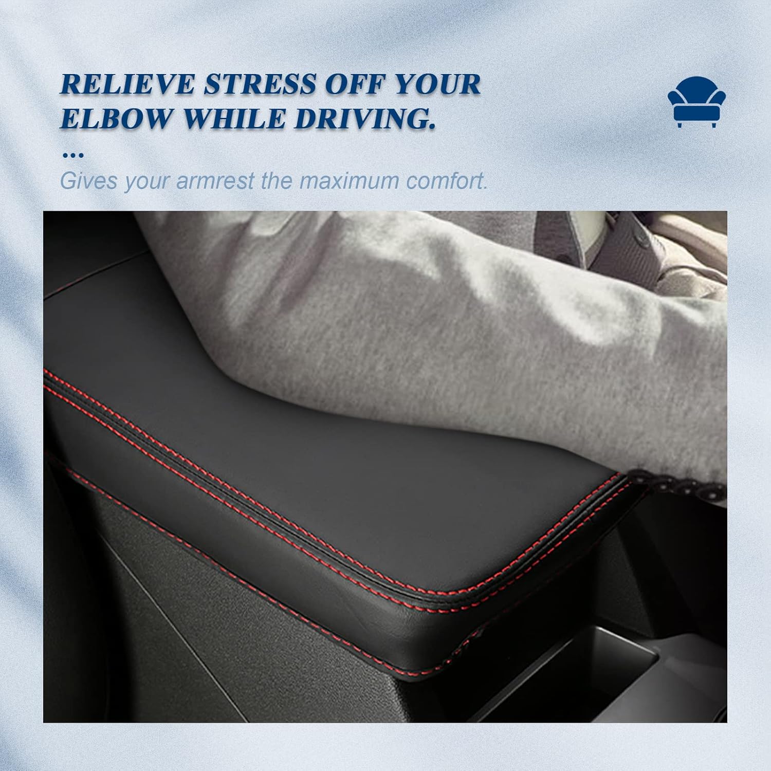 For Chevy Blazer Center Console Armrest Cover 2019-2025+