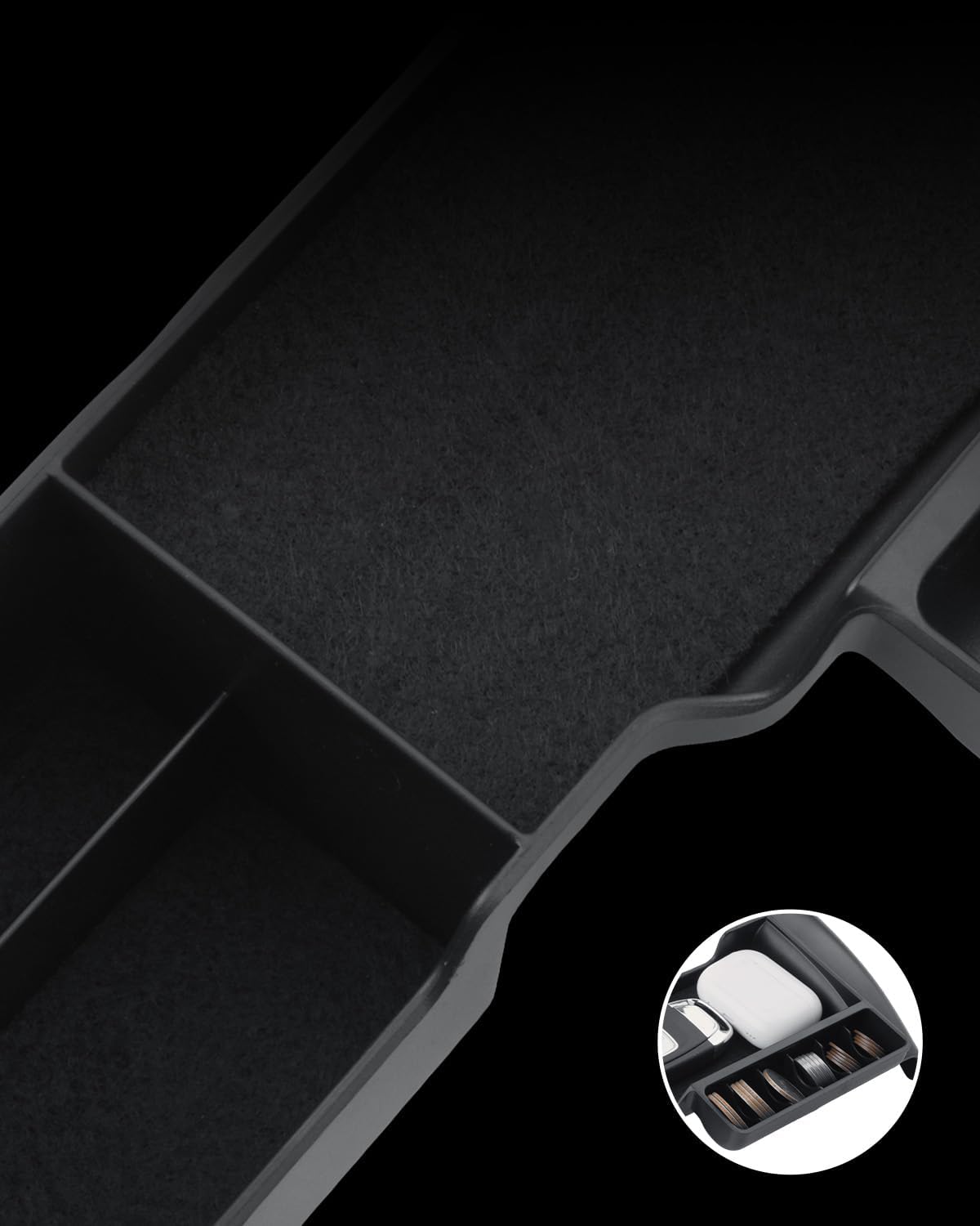 For Toyota Land Cruiser 250 Center Console Organizer 2024 2025 2026