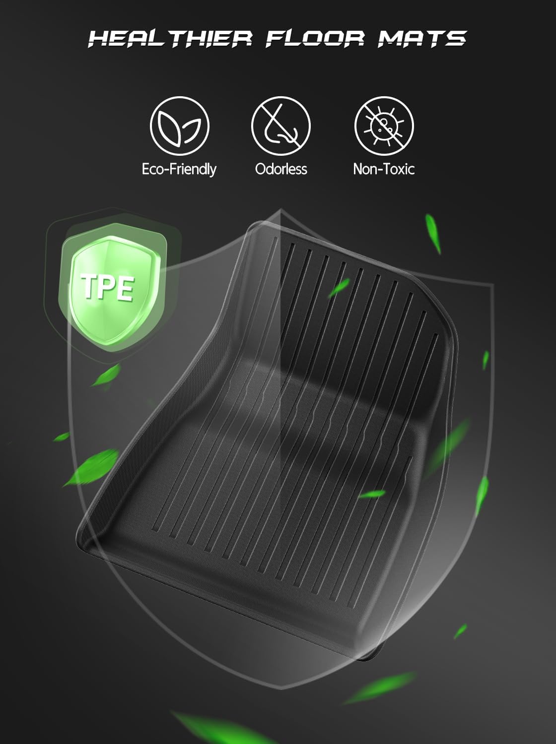 For Tesla Model 3 Original 3D Scanning TPE All-Weather Mats 2024+