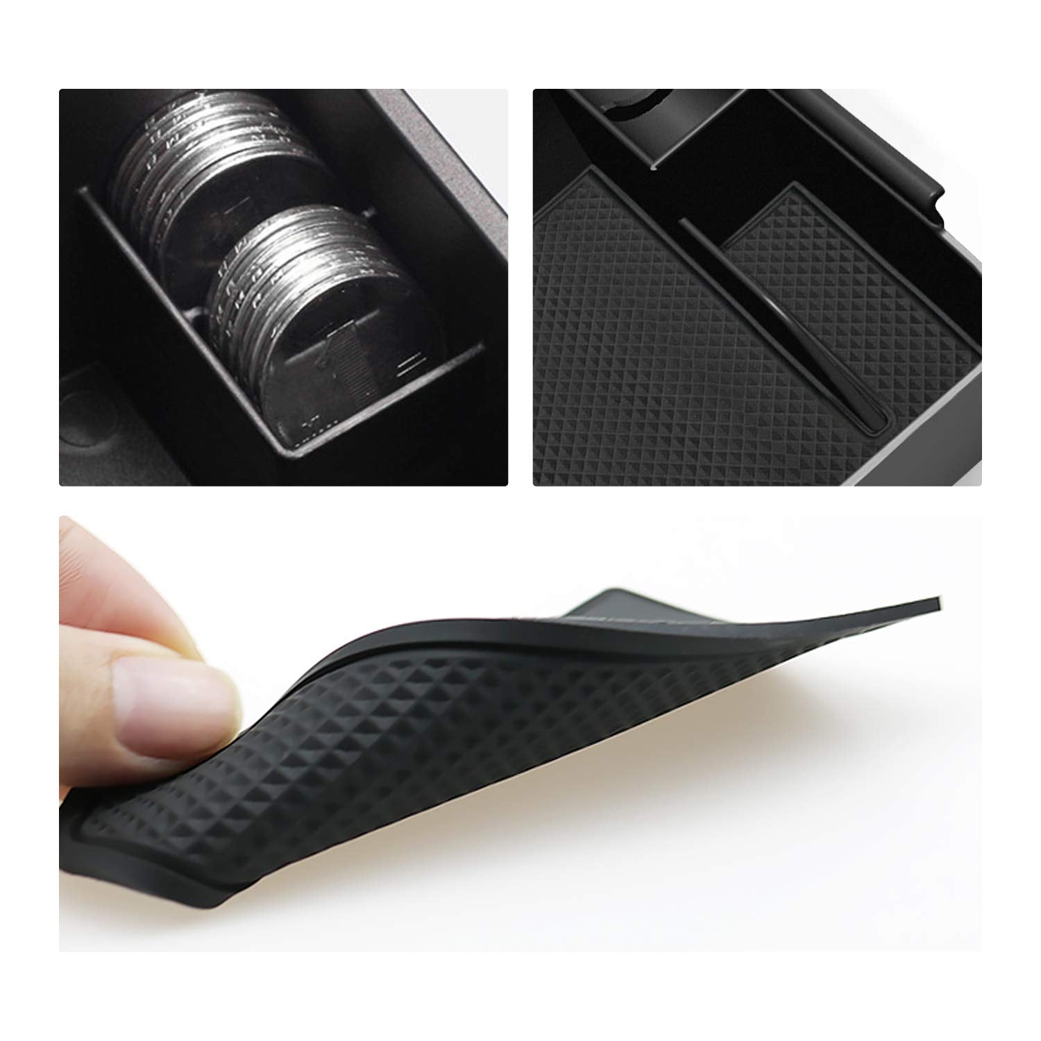 VW Polo MK6 Center Armrest Storage Tray 2018+ - LFOTPP Car Accessories