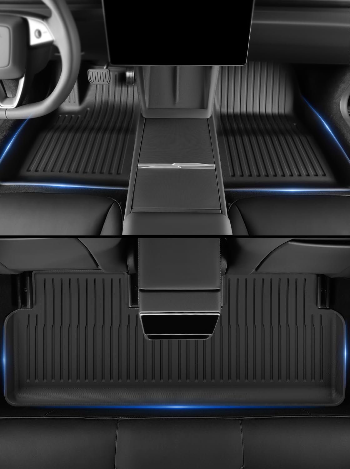 For Tesla Model 3 Original 3D Scanning TPE All-Weather Mats 2024+