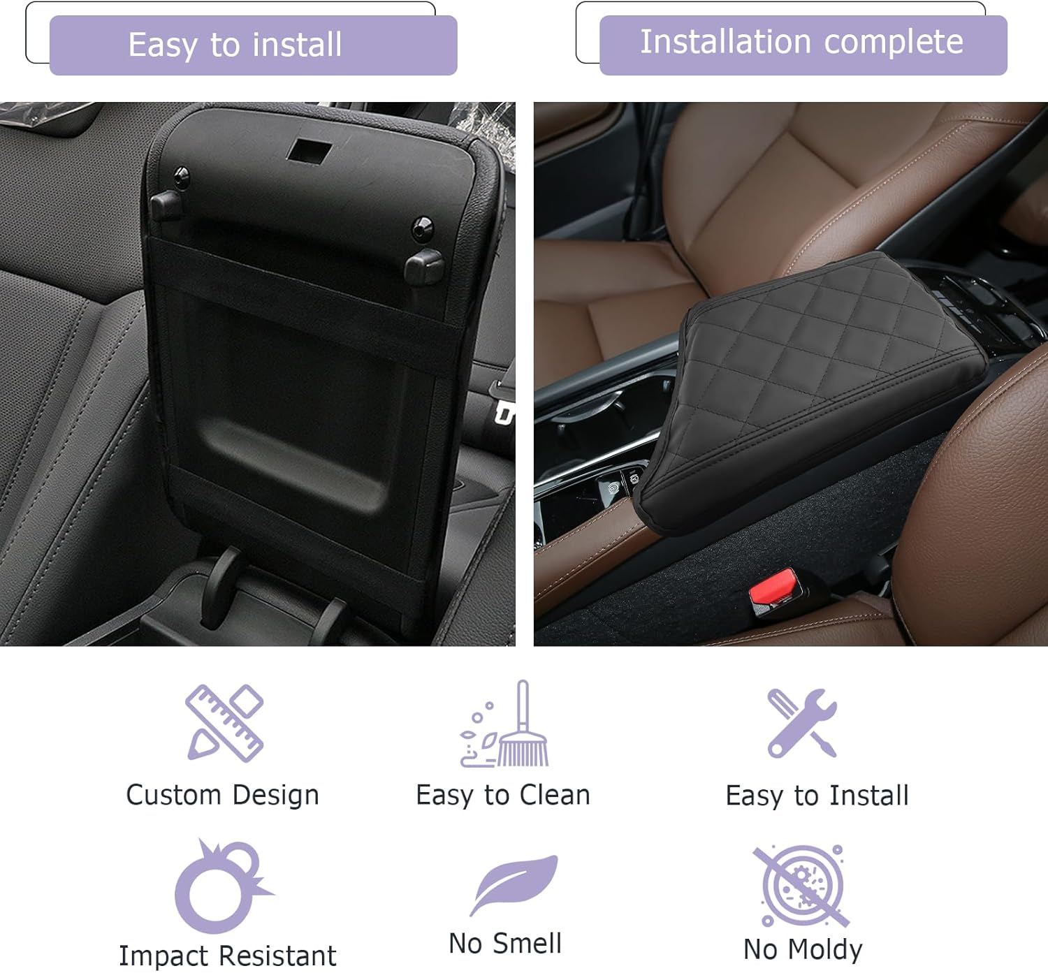 For Volvo XC90 Center Console Armrest Cover 2016-2024 2025
