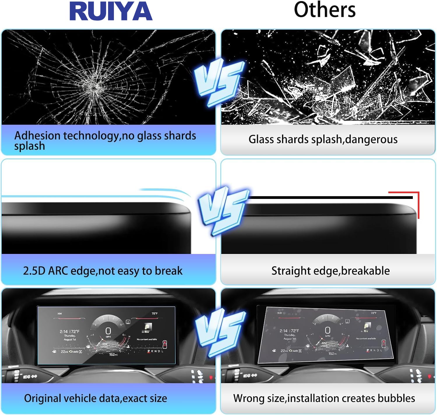 For GMC Terrain (Elevation/AT4/Denali) 11 inch Cluster Screen Protector 2024+