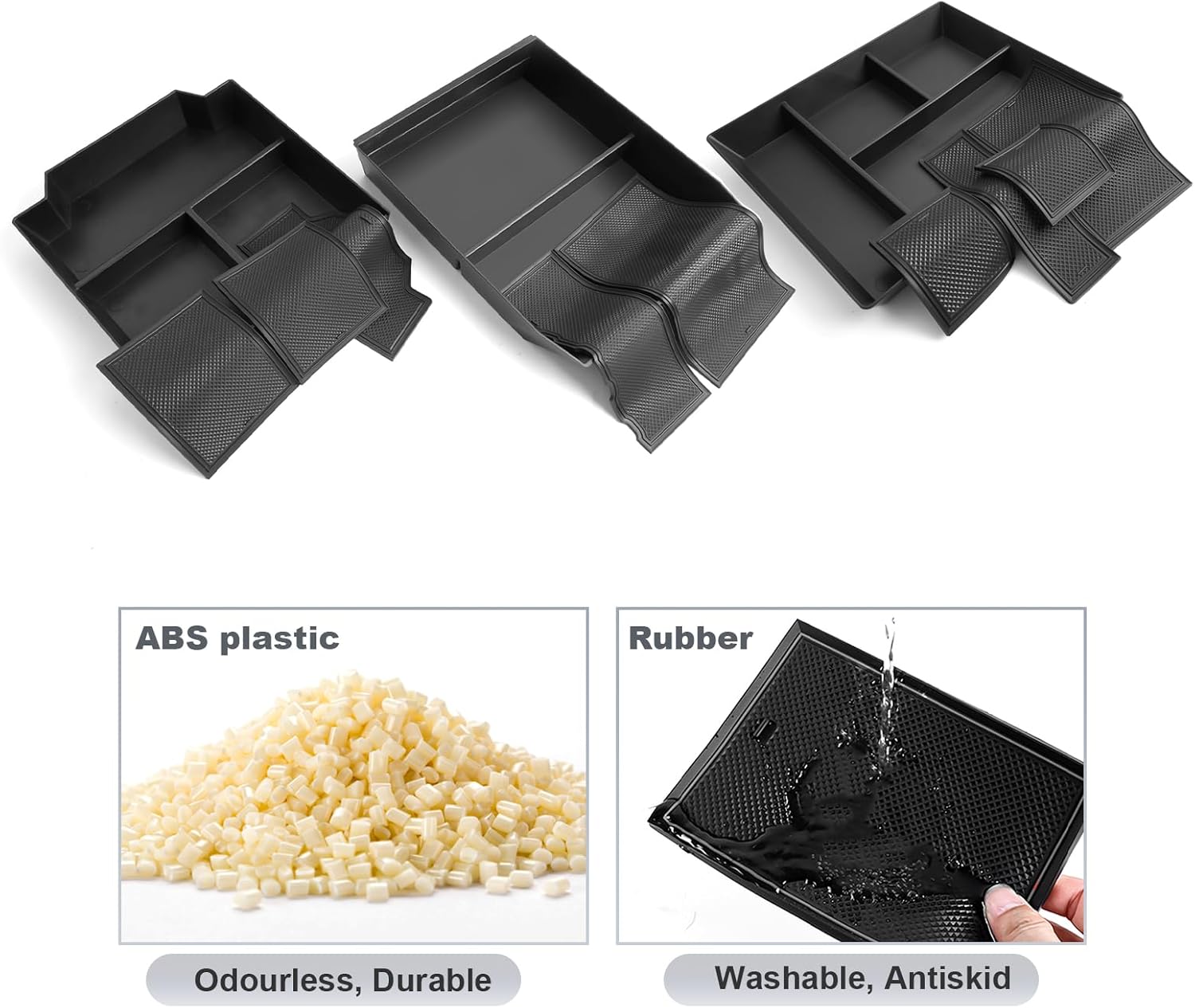For Tesla Cybertruck Center Console Organizer 2024 2025+