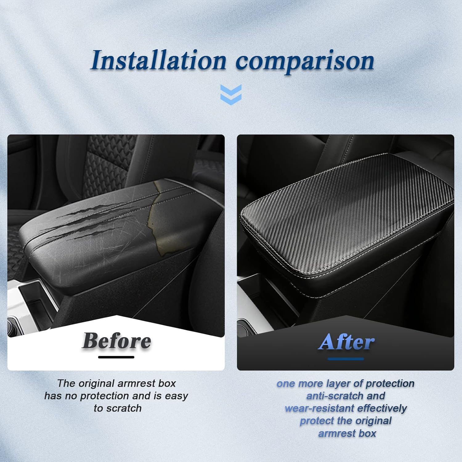 For Chevy Blazer Center Console Armrest Cover 2019-2025+