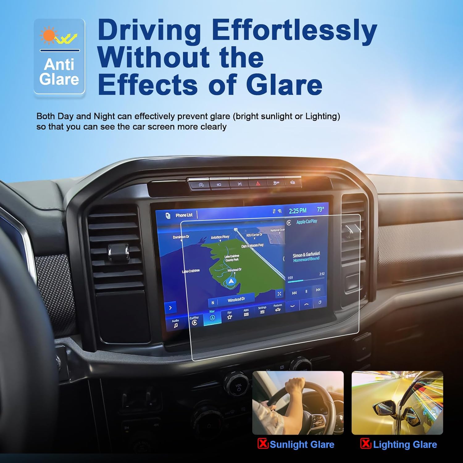 For Ford F 150/ F 150 Lightning SYNC4 Screen Protector 2021+