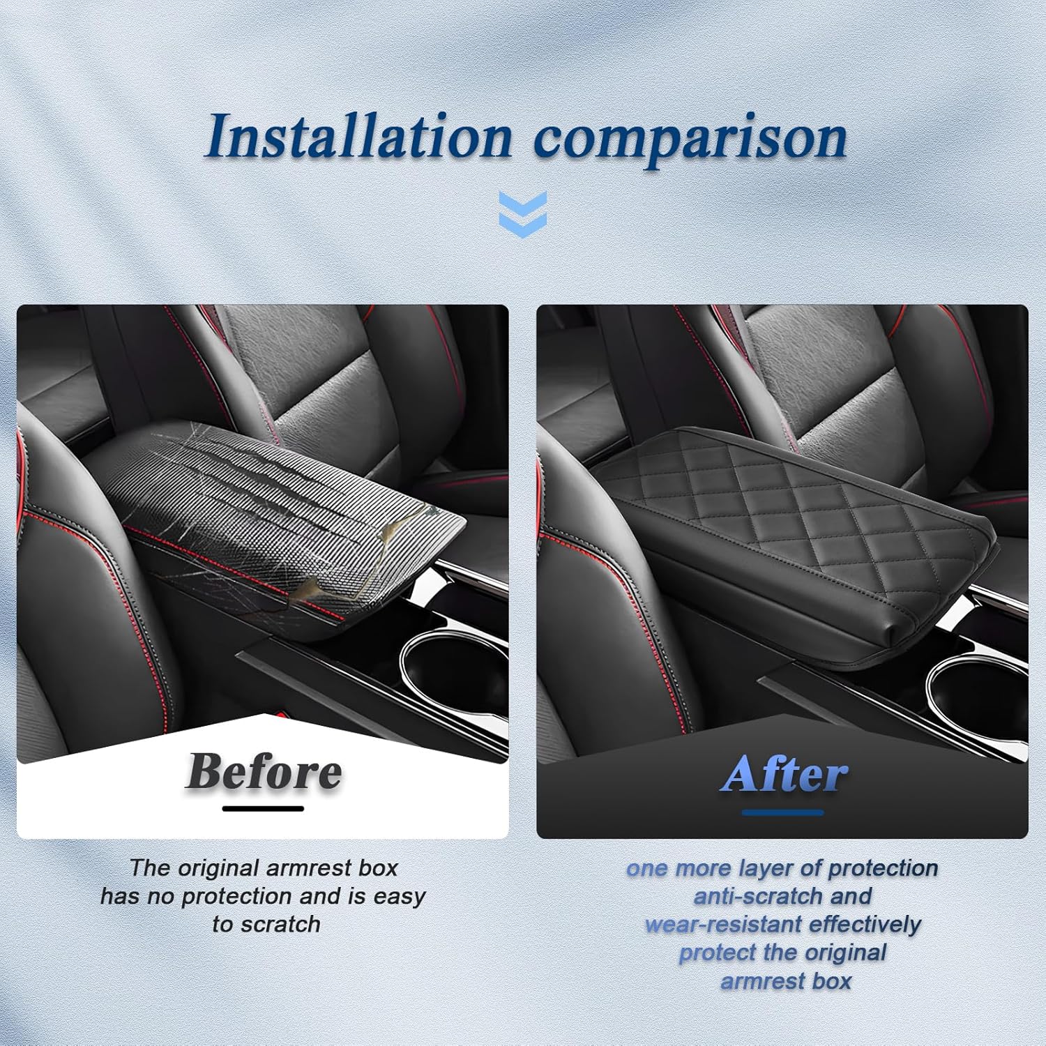For Chevy Equinox(LT/RS/ACTIV) Center Console Armrest Cover 2025