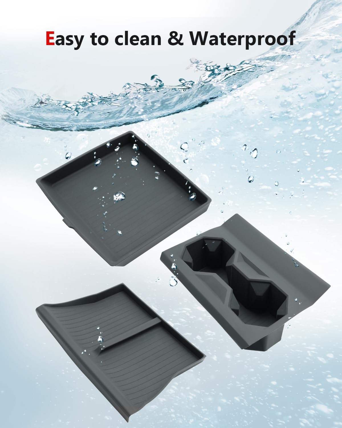 For Tesla Cybertruck Center Console Organizer 2024 2025+