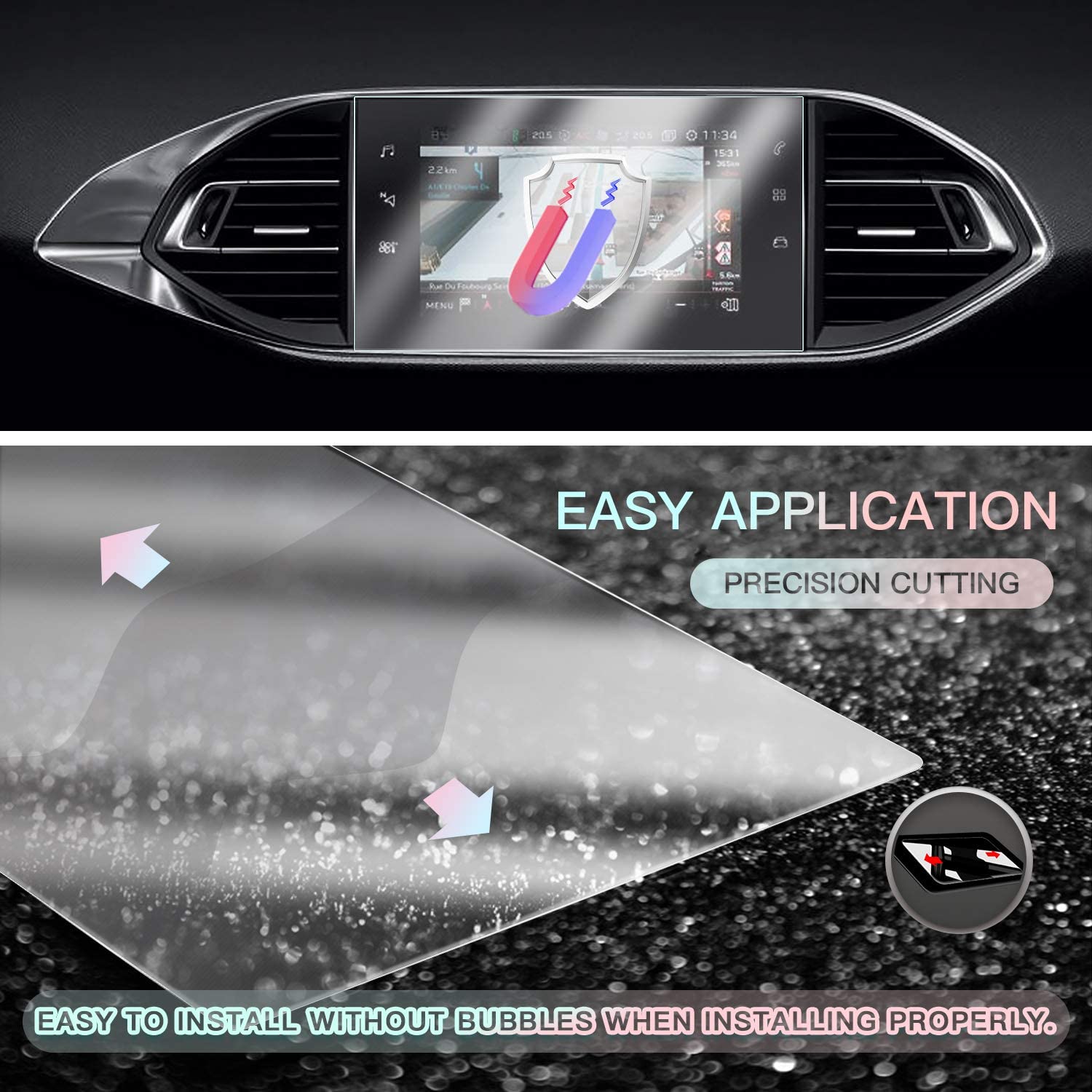 Citroen C3 C4 9.7" Screen Protector 2022+ - LFOTPP Car Accessories