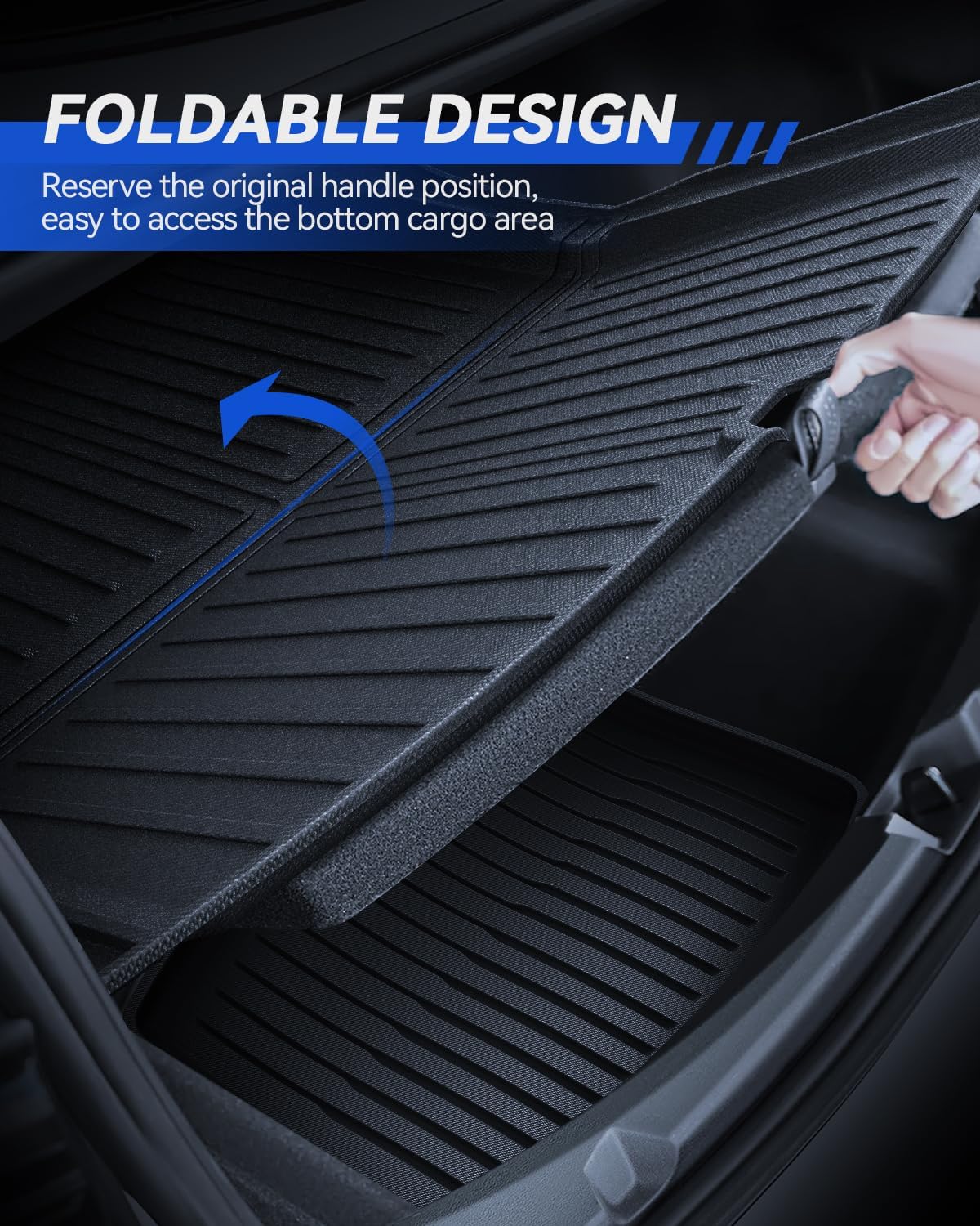 For Tesla Model 3 Original 3D Scanning TPE All-Weather Mats 2024+