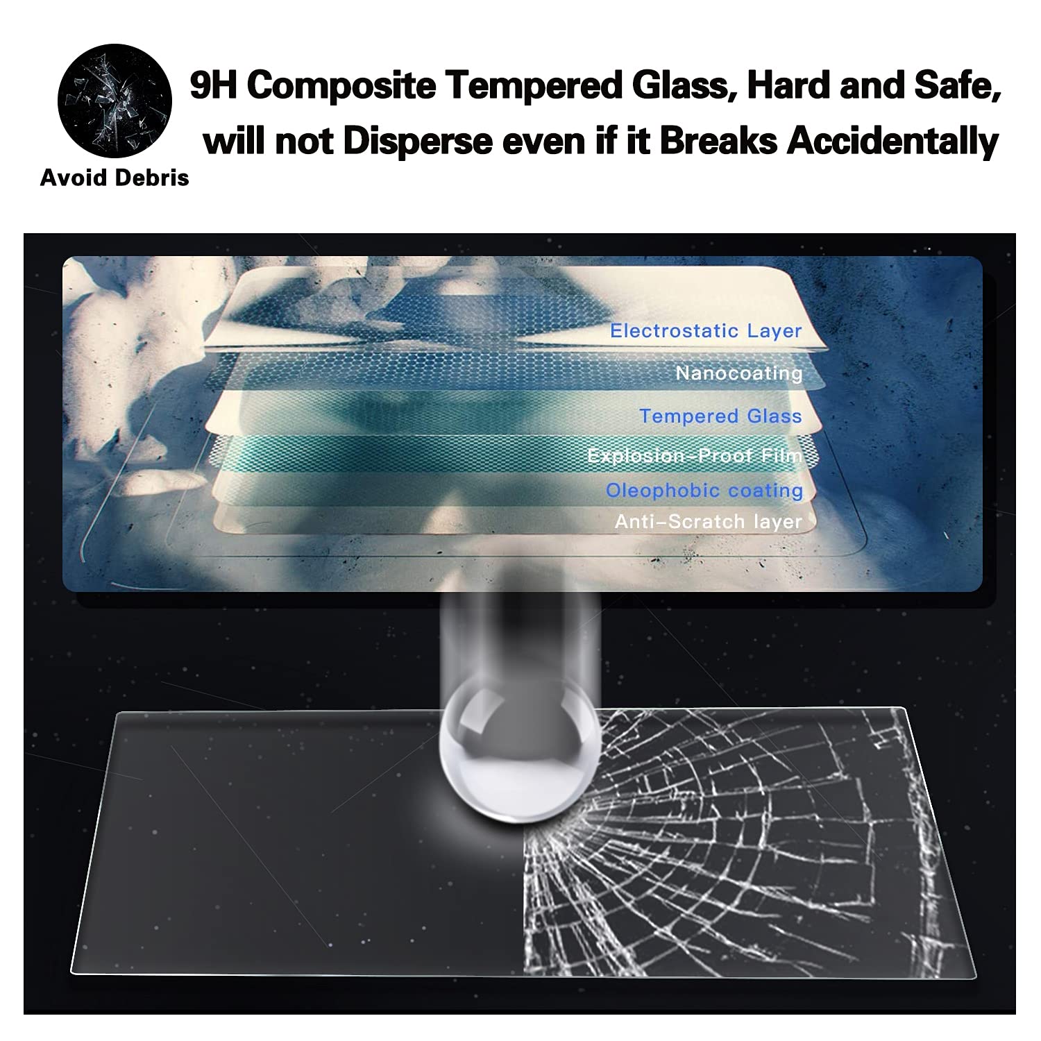 VW Tiguan Jetta Polo MK6 10.25" Screen Protector 2019+ - LFOTPP Car Accessories
