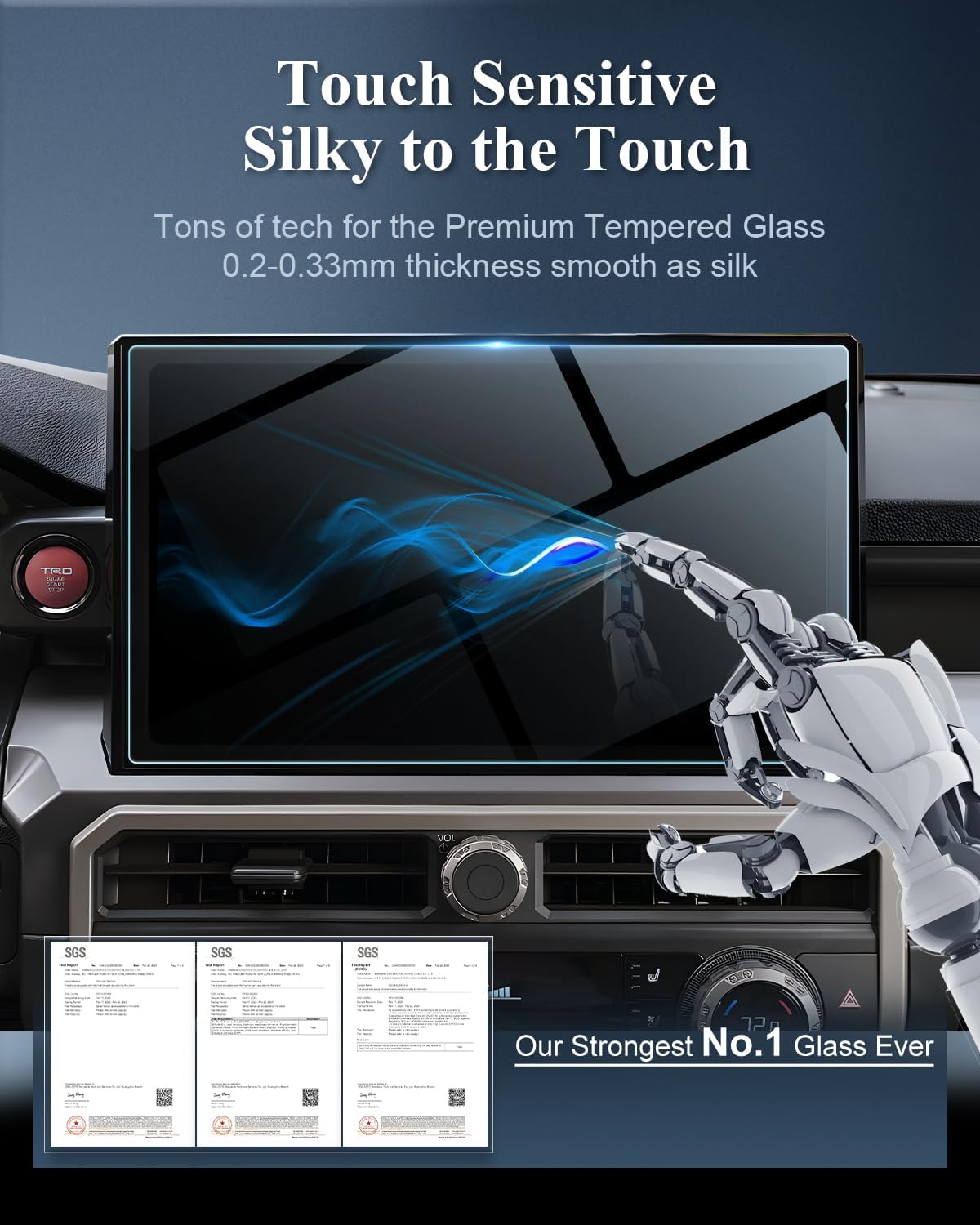 For Toyota Tacoma SR/SR5/Limited/TRD Sport/TRD Navigation Screen Protector 2024