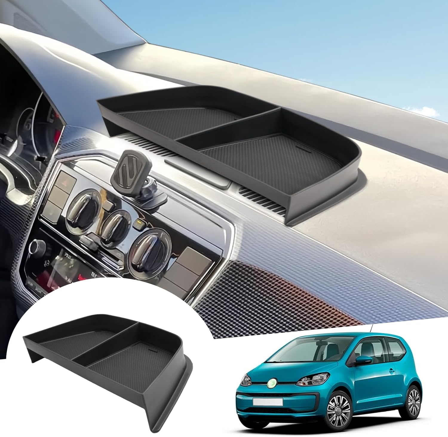For VW UP/ Seat MII/ Citigo Storage Tray Over Air Conditioning 2013+