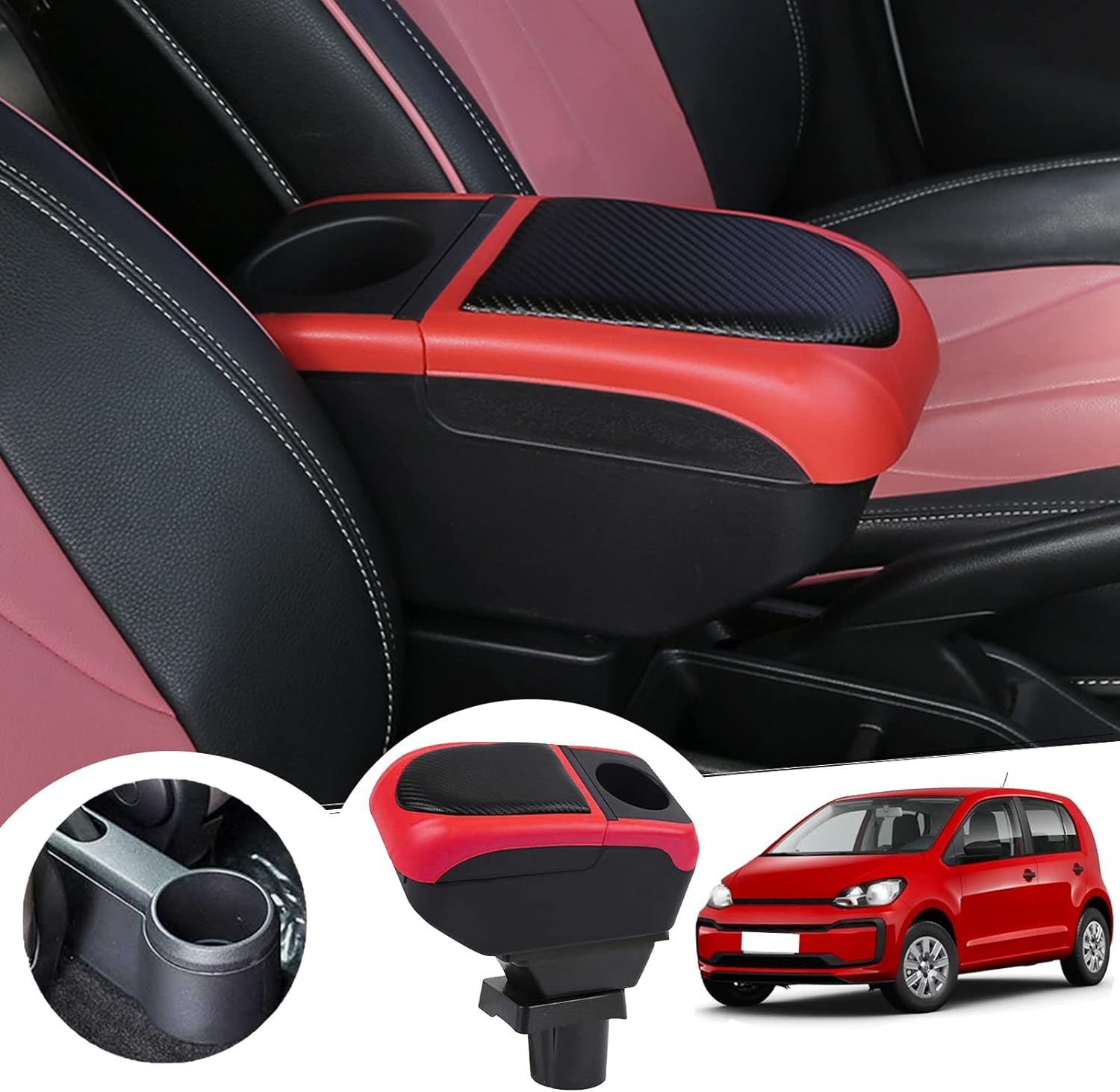 For VW UP/ Seat MII/ Skoda Citigo Centre Console Armrest Box 2013-2022