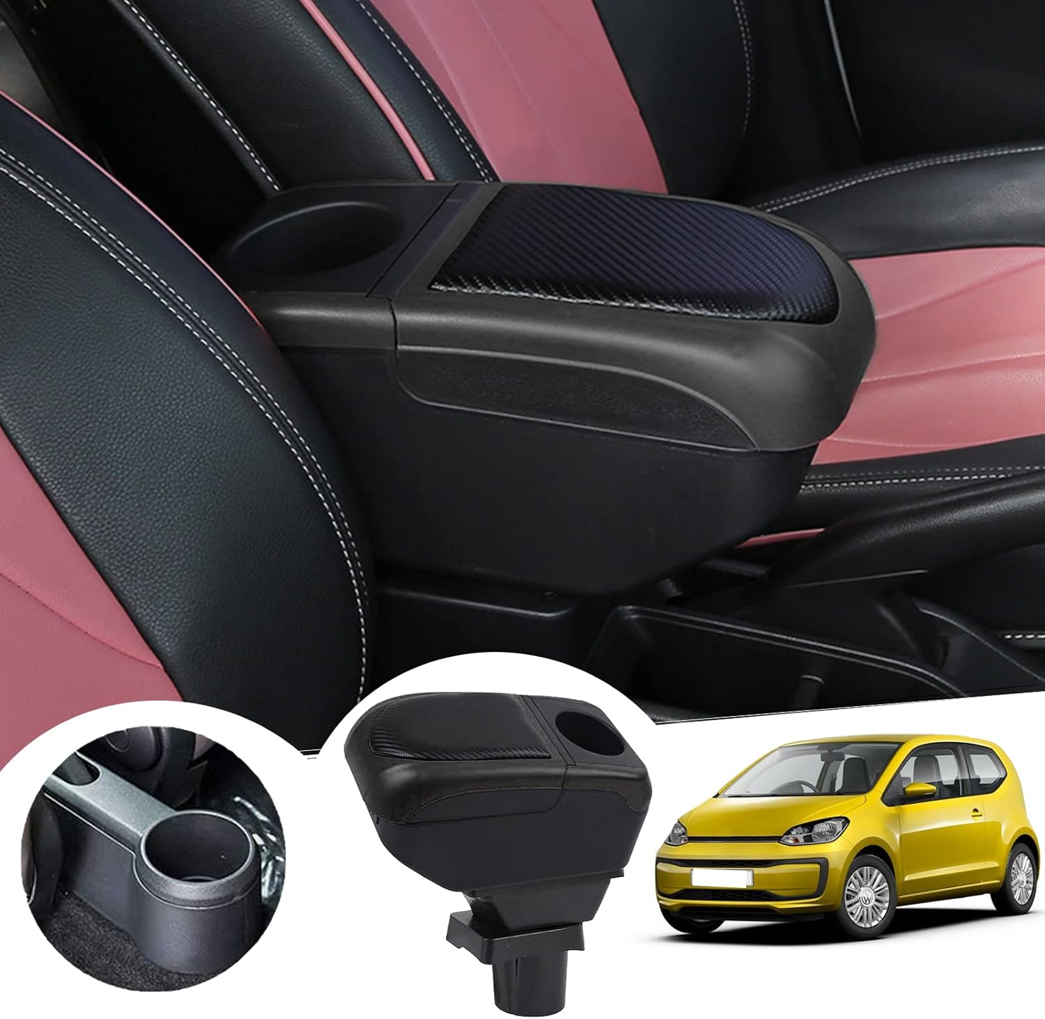 For VW UP/ Seat MII/ Skoda Citigo Centre Console Armrest Box 2013-2022
