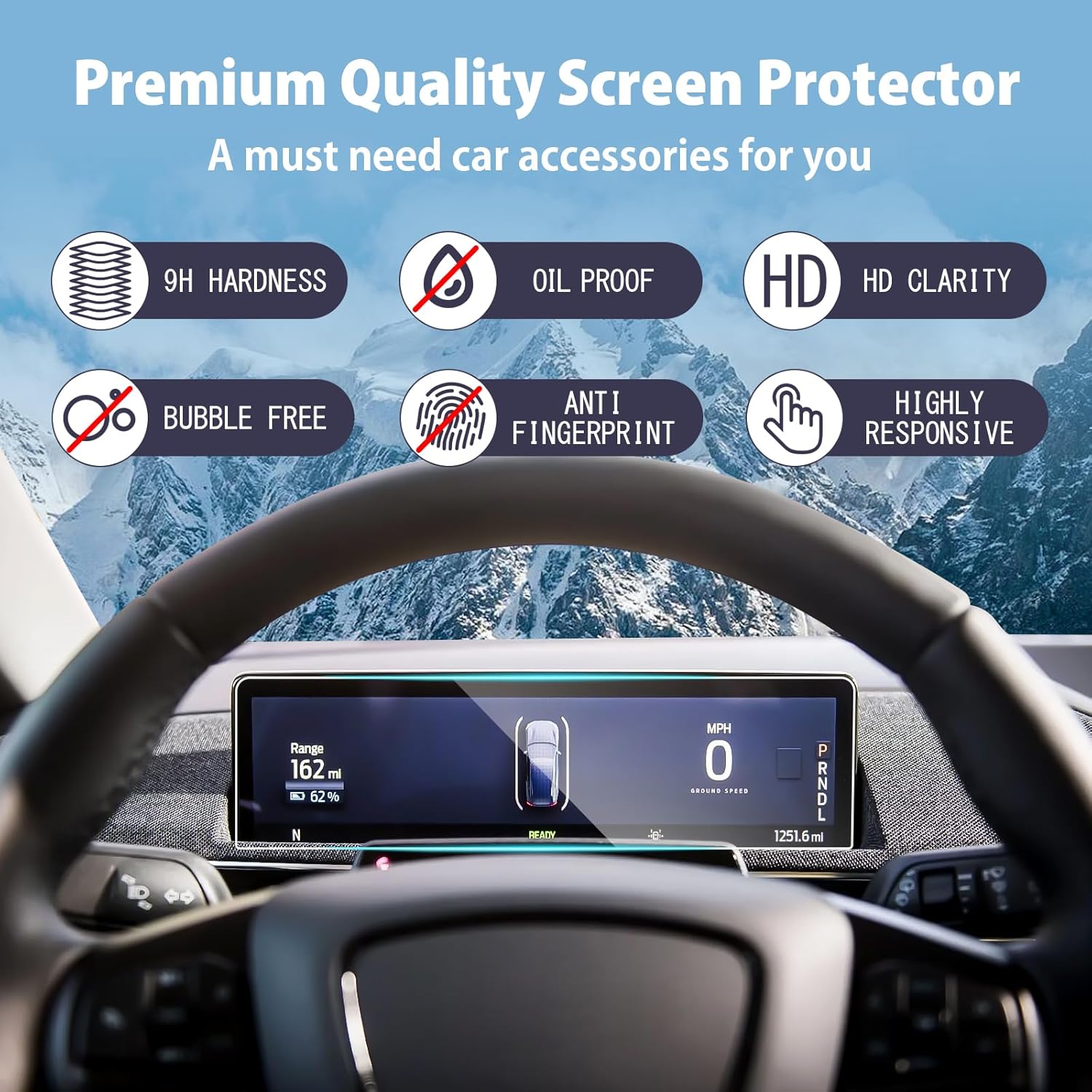 For Ford Mustang Mach-E 10.2" Infotainment System Screen Protector 2021+