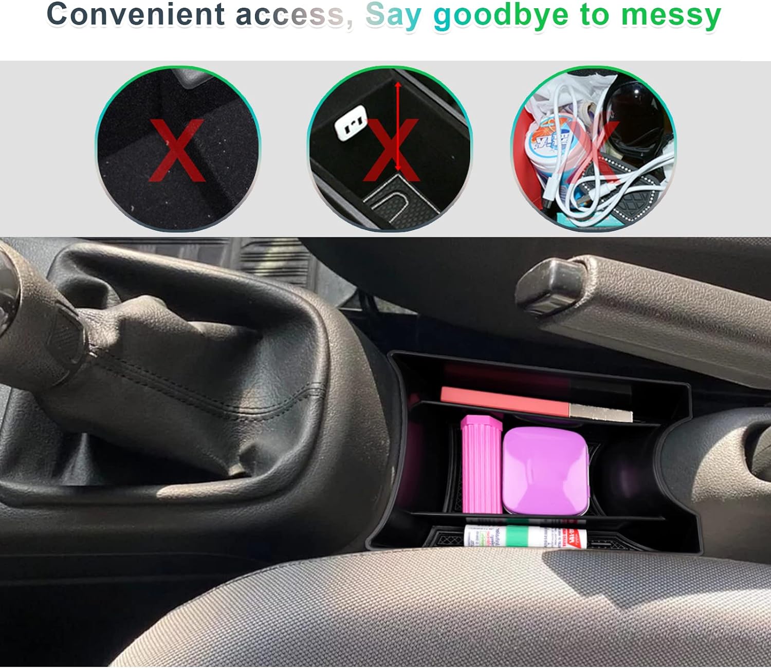 For VW UP GTI/Seat MII/Skodα Citigo Centre Console Storage Tray 2013-2023