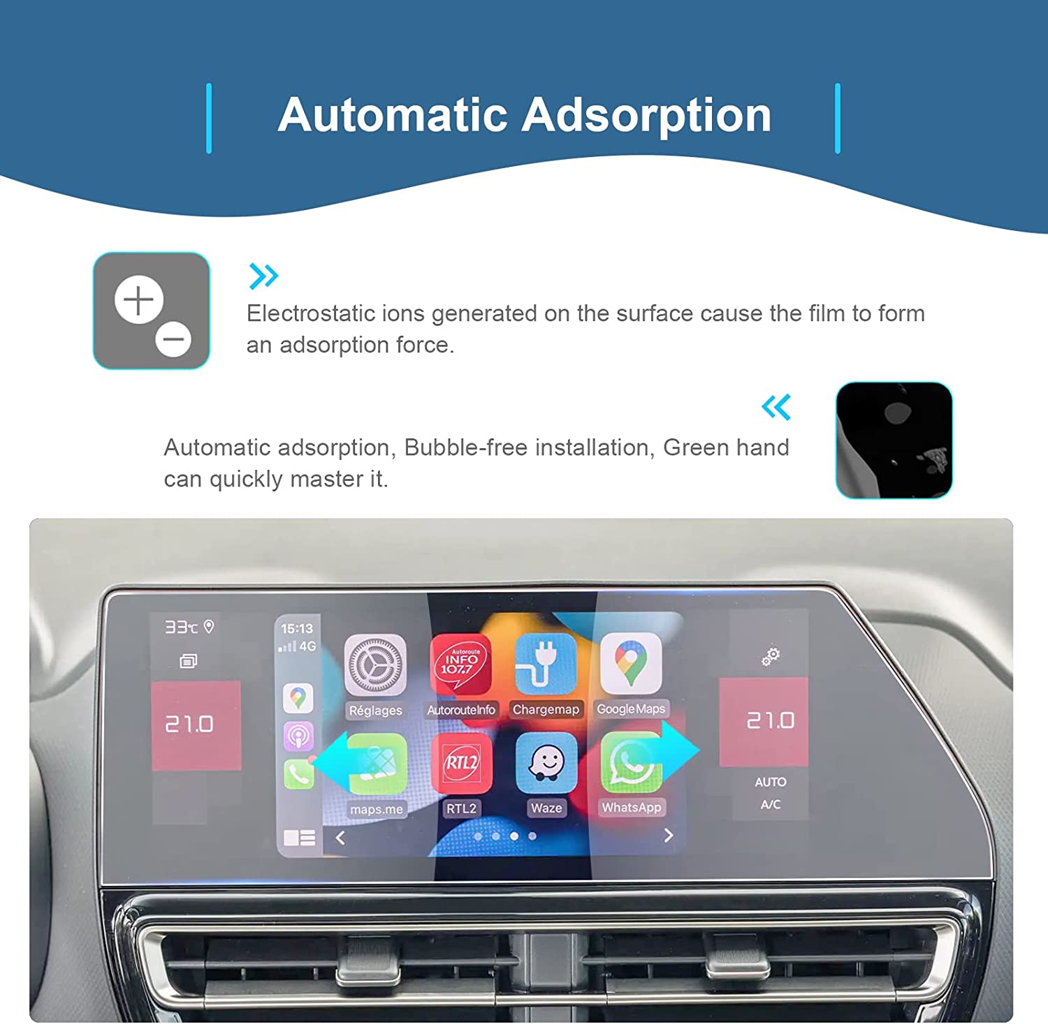 Citroen C5 Aircross Screen Protector 2018+ - LFOTPP Car Accessories