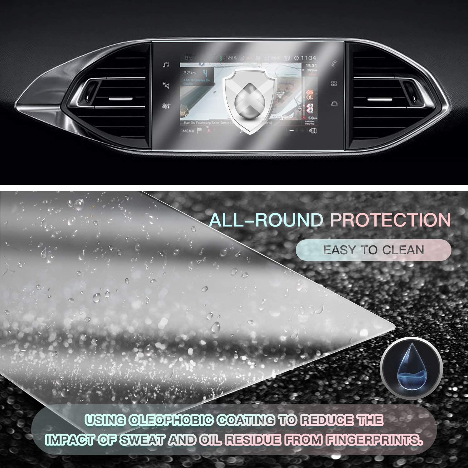 Citroen C3 C4 9.7" Screen Protector 2022+ - LFOTPP Car Accessories