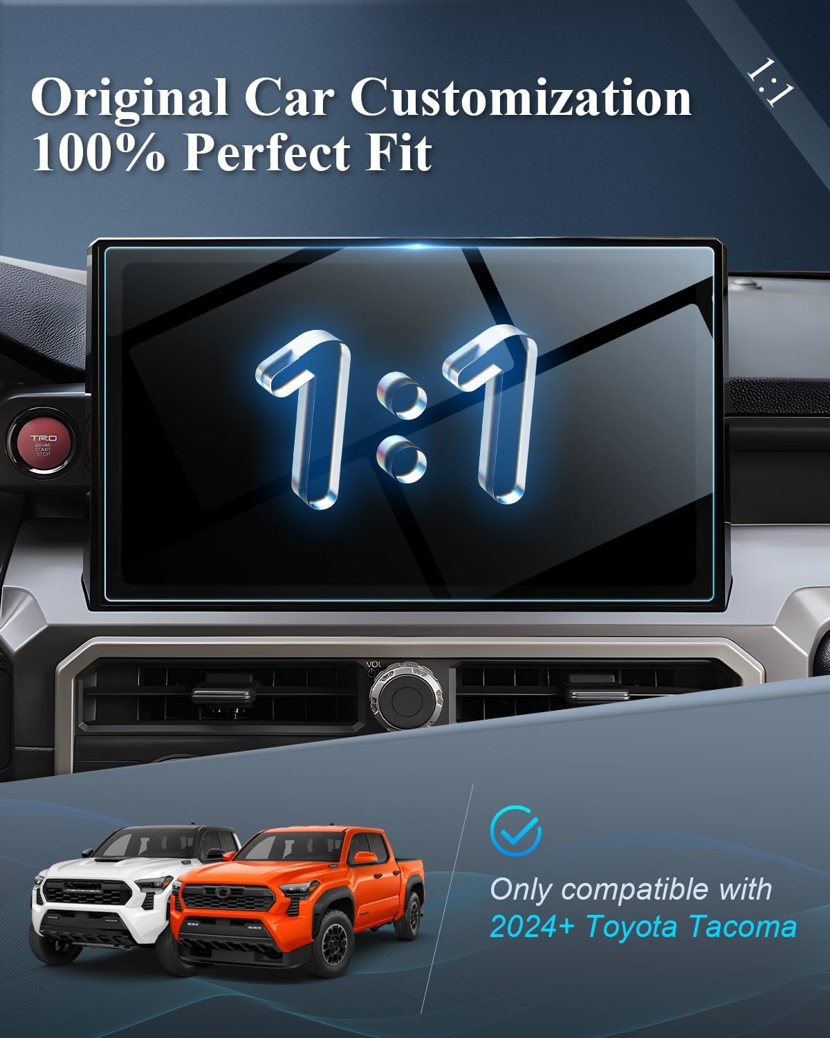 For Toyota Tacoma SR/SR5/Limited/TRD Sport/TRD Navigation Screen Protector 2024